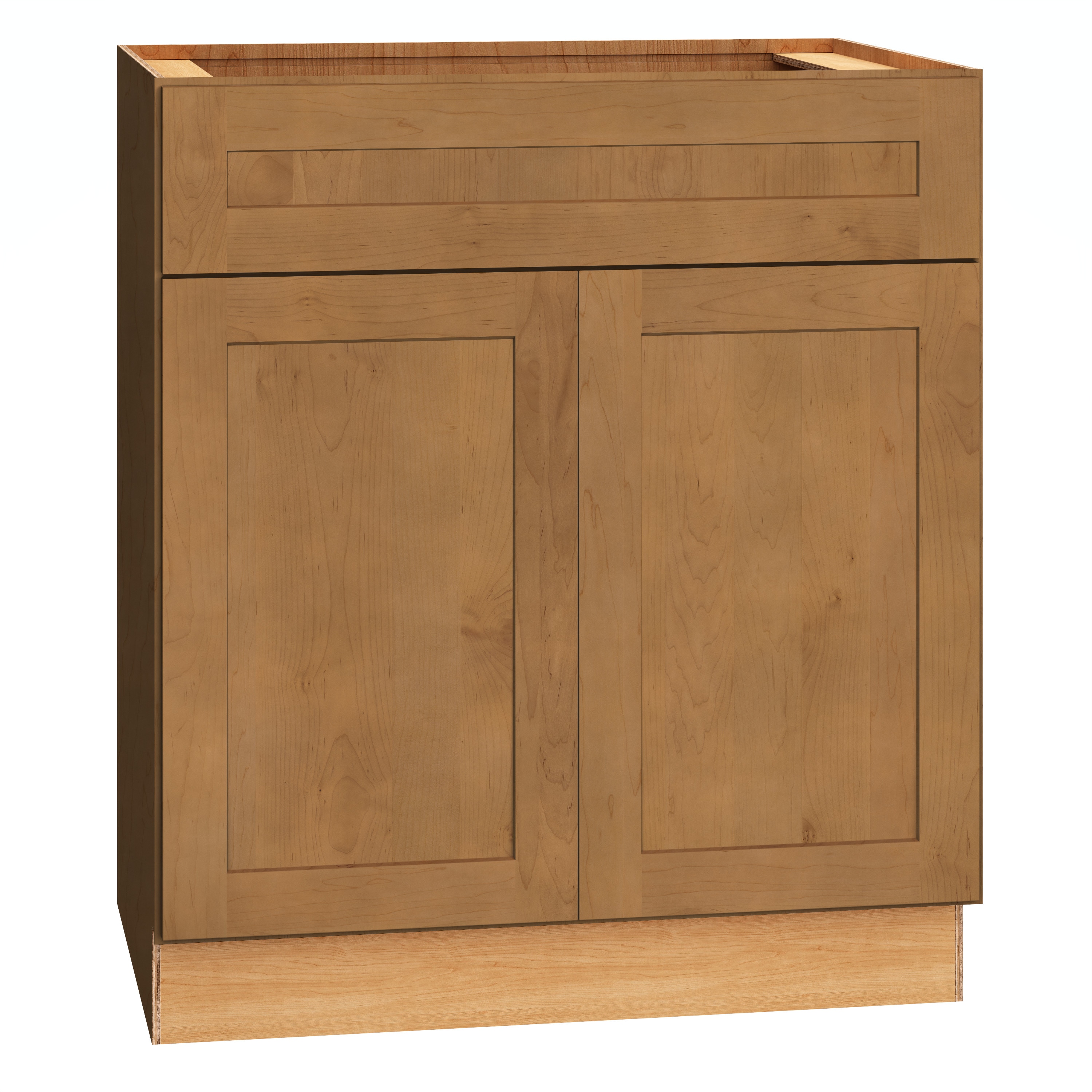 Diamond Express 62L-VSB303421 Jamestown 30-in Sahara Brown Bathroom Vanity Base Cabinet without Top