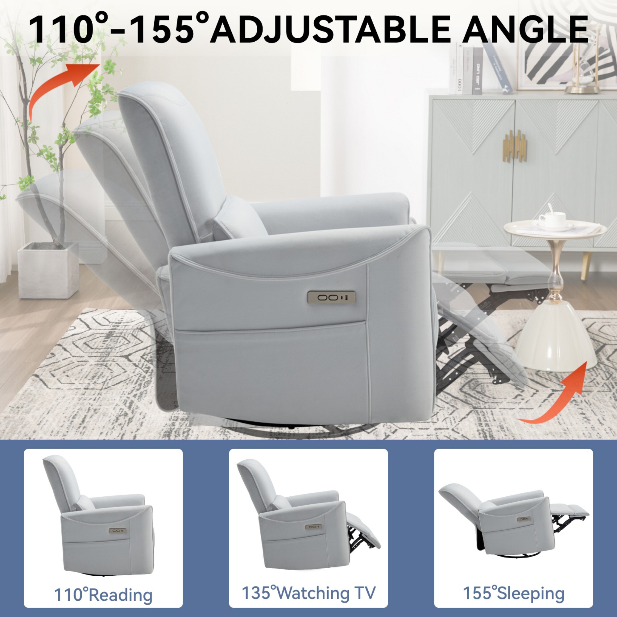 Boyel Living BL-CM812BG recliners - View #6