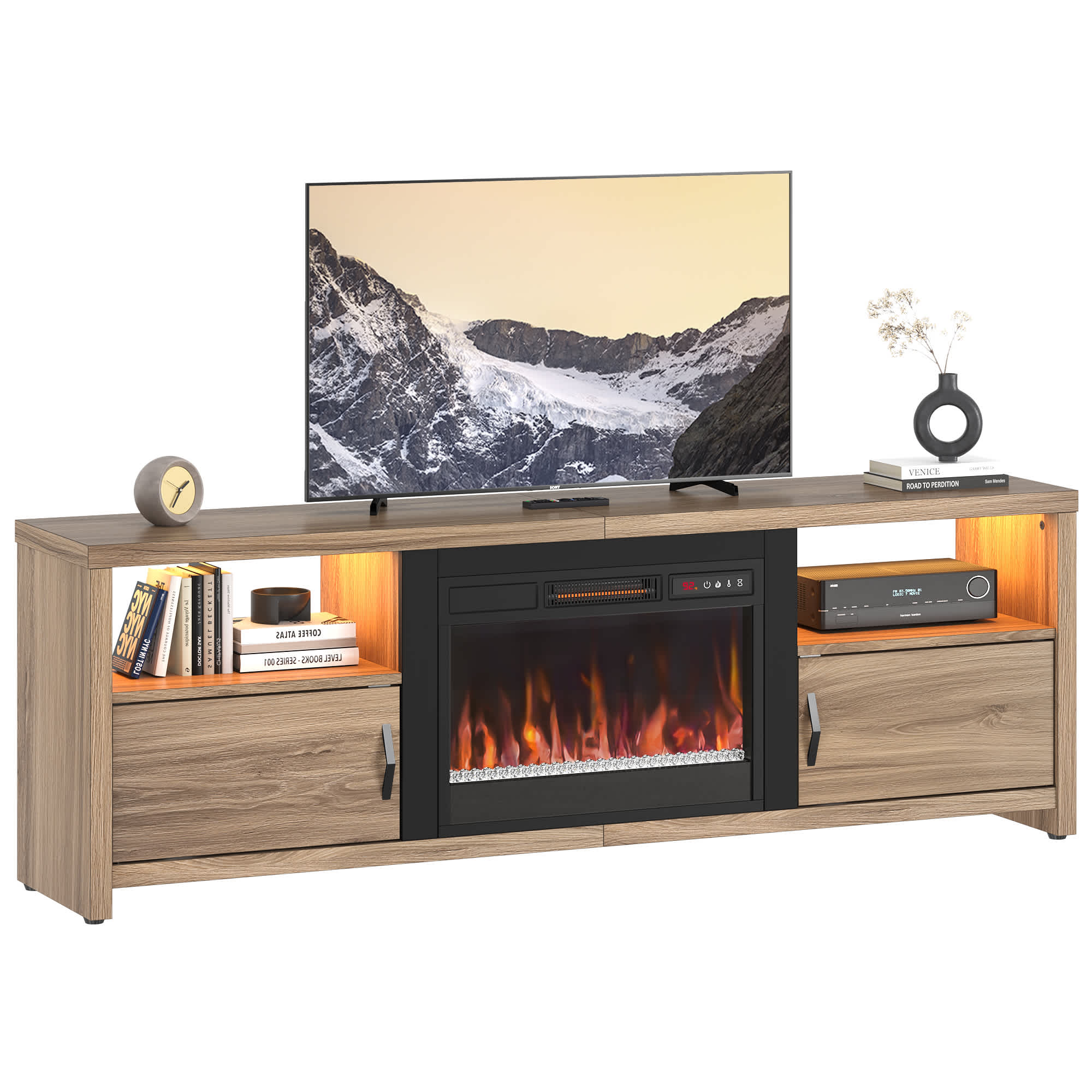 Bestier LOW-L101217ZFP-WPIE2 Electric-Fireplaces - View #3