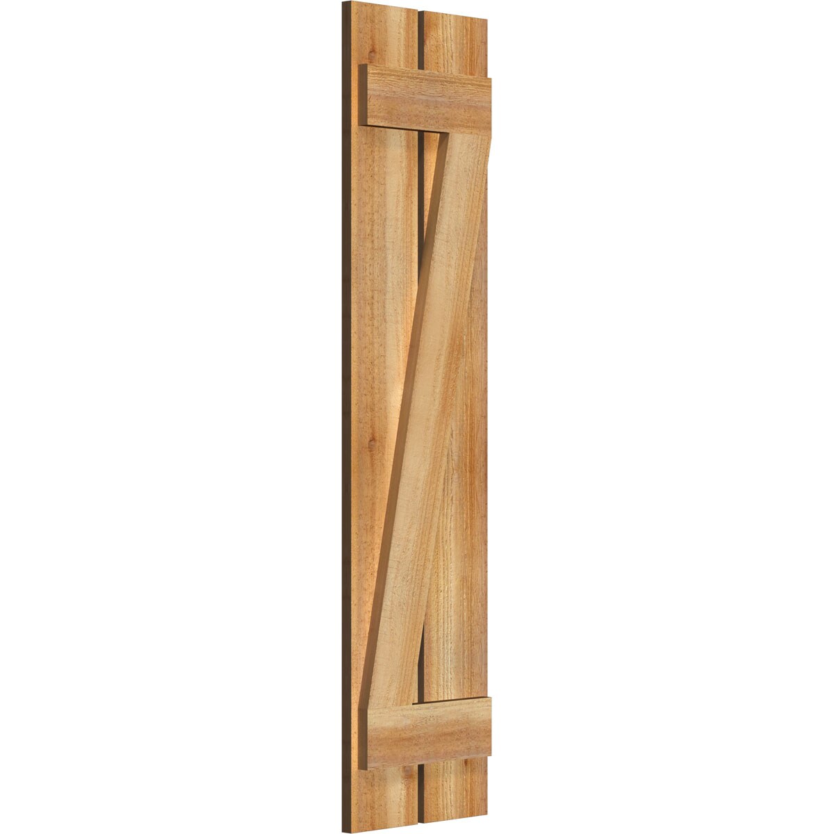 Ekena Millwork RBS06Z11X046RWR Exterior-Shutters - View #2
