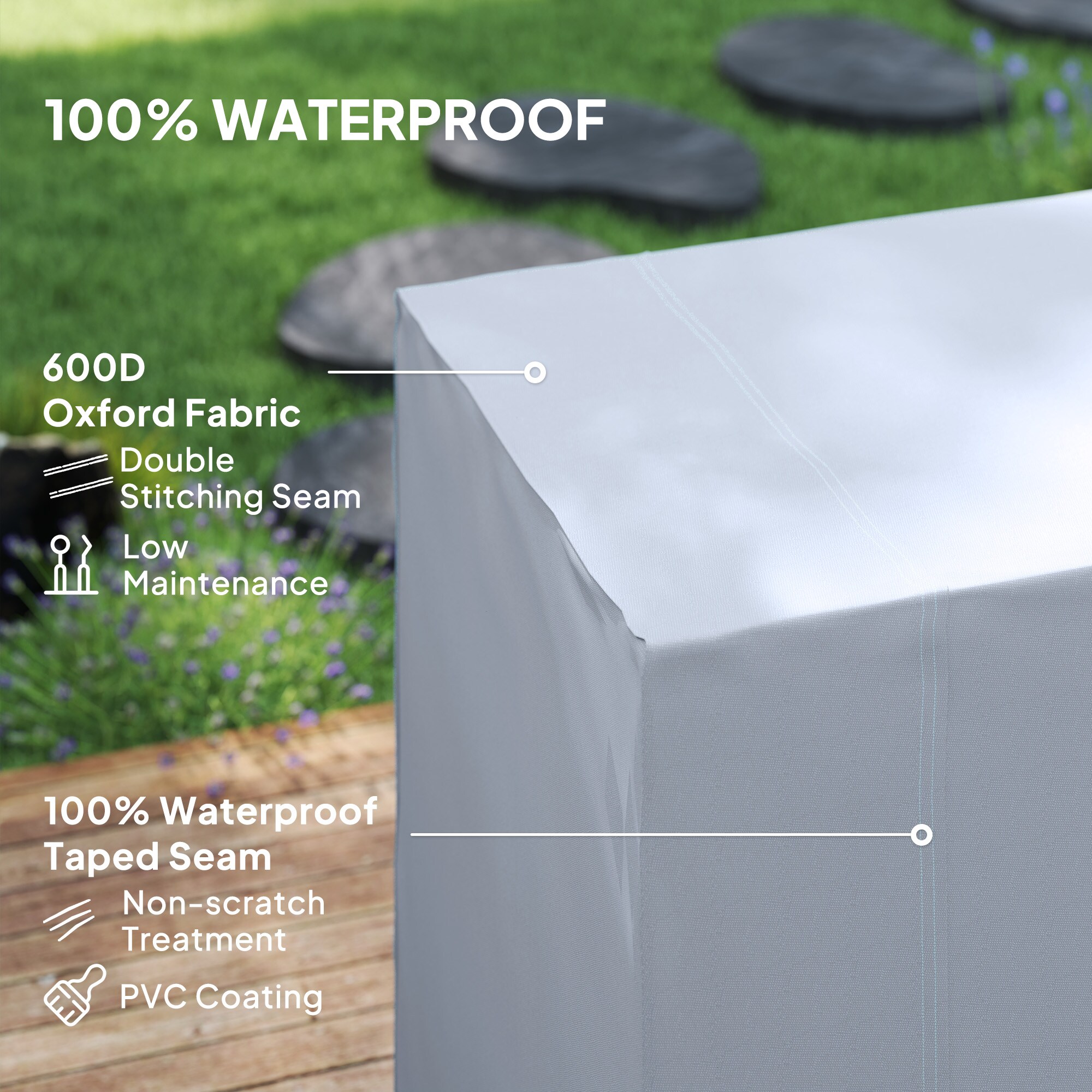 Outsunny 84B-471V00CG Patio-Furniture-Covers - View #7