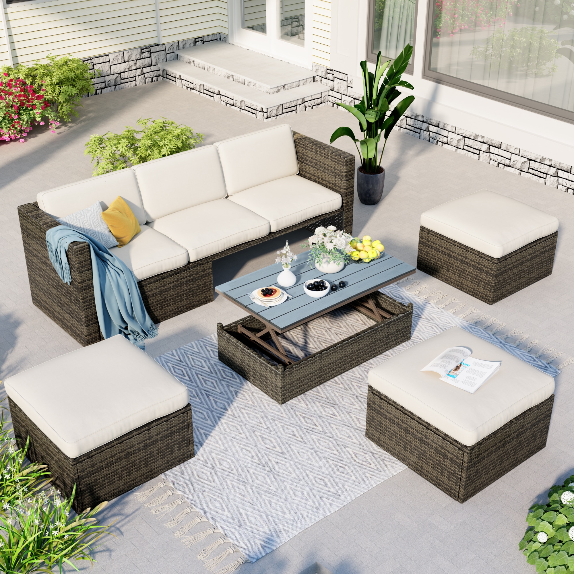Flynama YC-V-WY000-217AAA Patio-Conversation-Sets - View #2