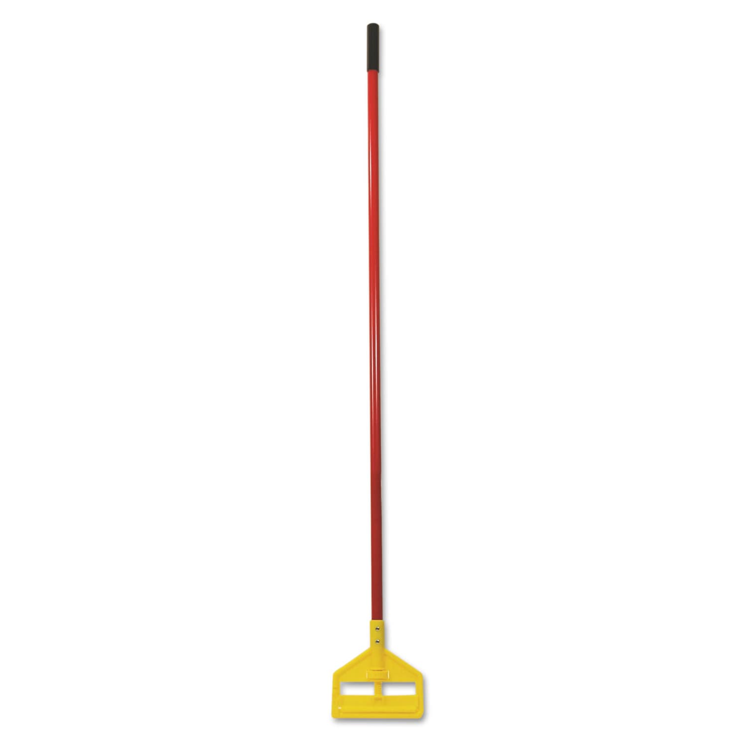 Rubbermaid Invader Aluminum Side-Gate Wet-Mop Handle, 60, Gray/Yellow