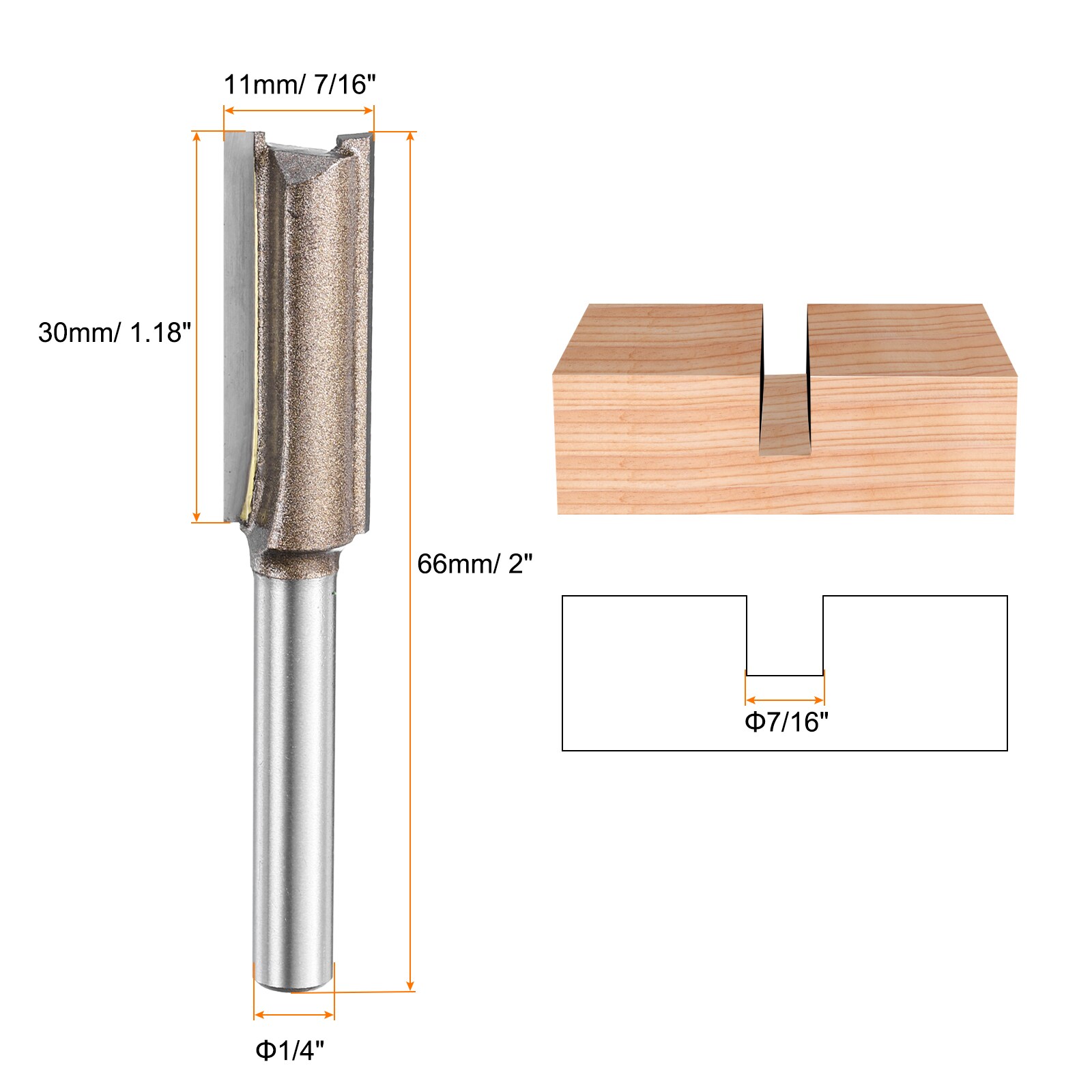 Unique Bargains S26030900UX4417 Edge-Forming-Router-Bits - View #2