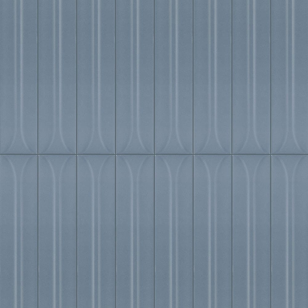 Tilefy Pop 2x16 Blue Deco Matte Tile