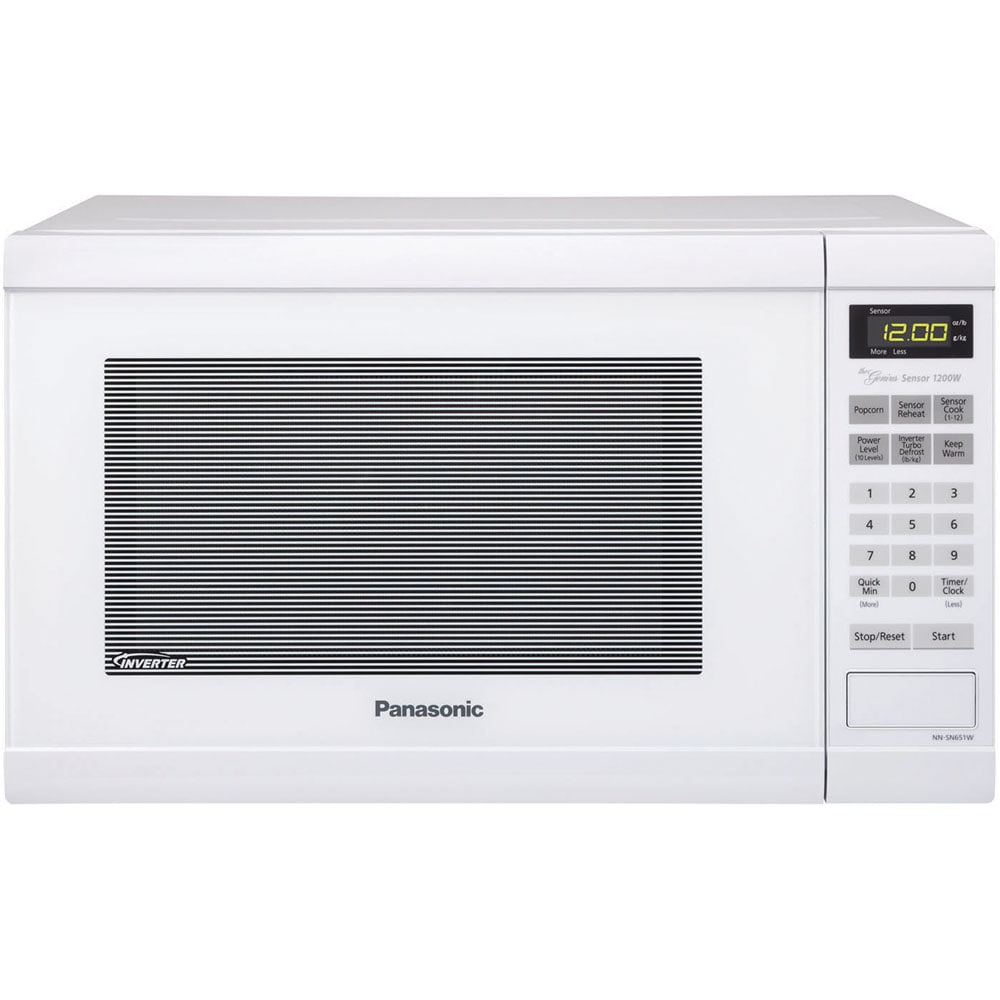 Panasonic 1.2-cu ft 1200-Watt Countertop Microwave (White) at