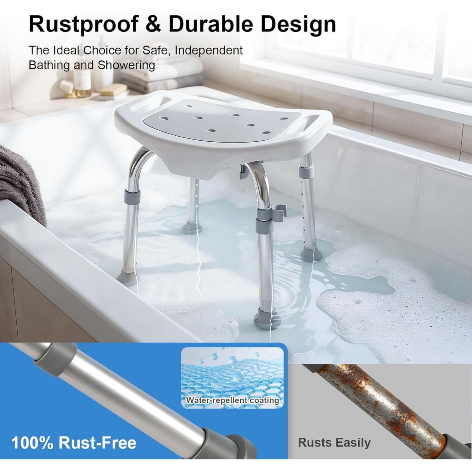 OGETFUUR L5ZQYA608BSS11 Bath-Safety-Seats-Benches - View #8
