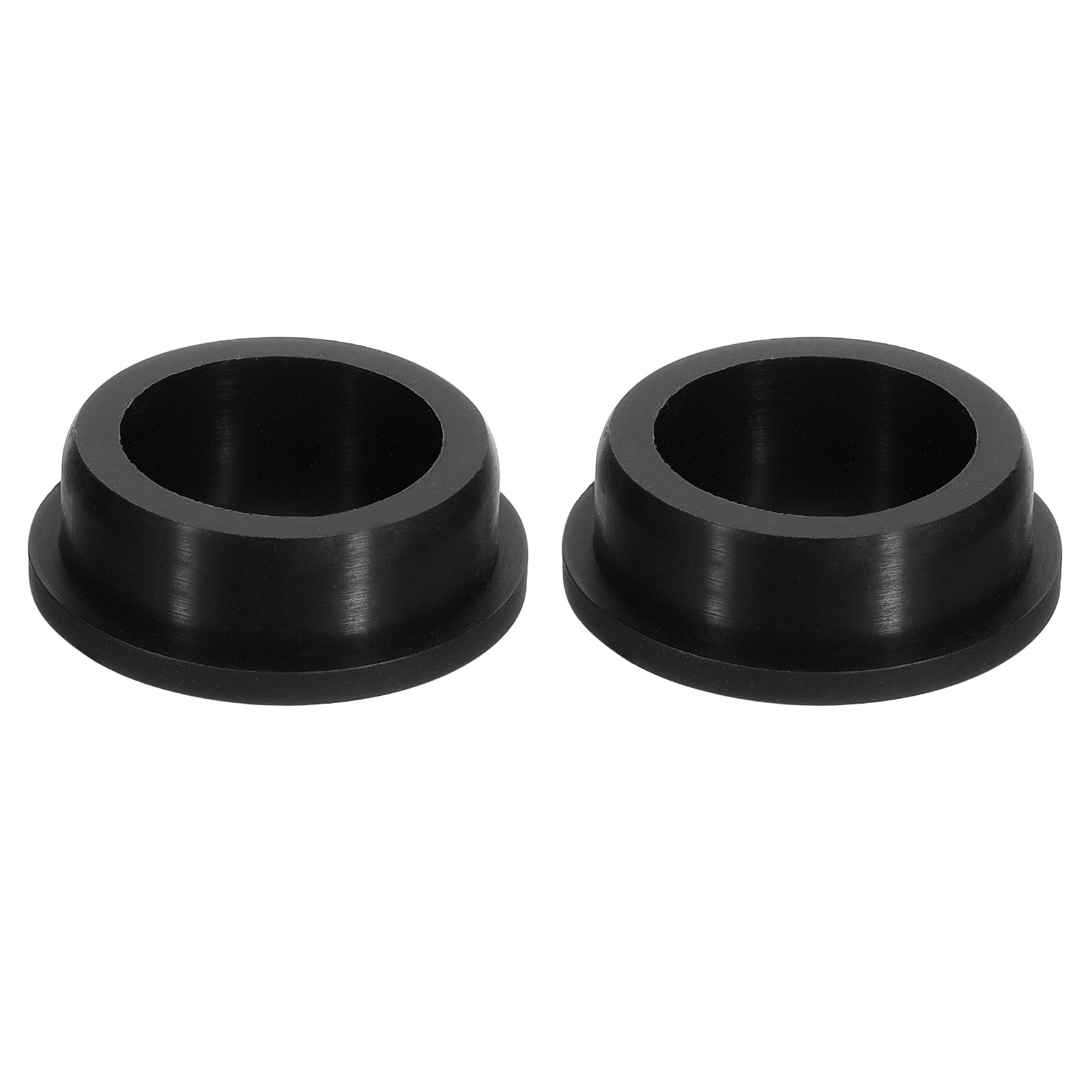 Unique Bargains 2pcs Black Plug Holes Waterproof Rubber Button Plug for 42mm / 1.65inch Hole #S26032301UX4145