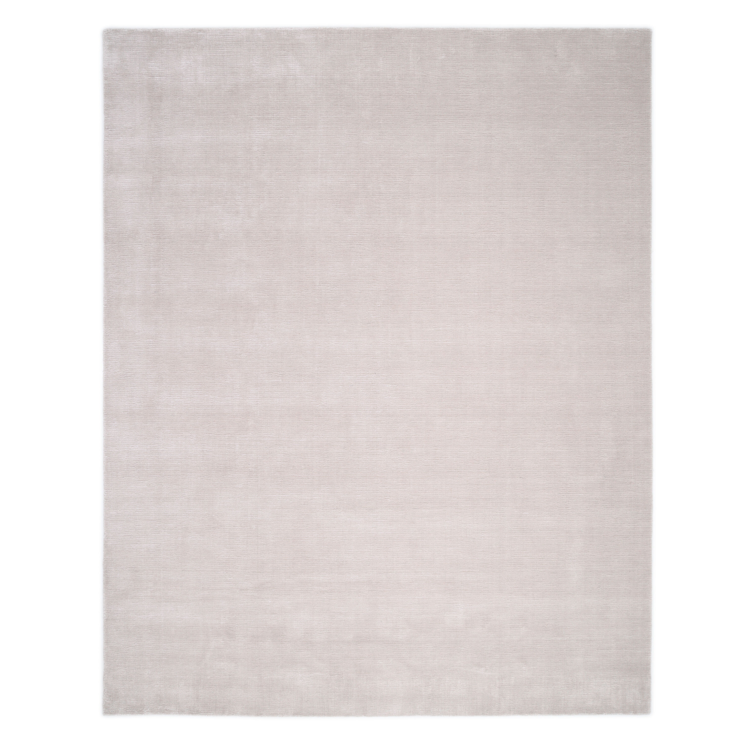 Solo Rugs S1106-08001000-MIST Solid 8 x 10 (ft) Loomed Synthetic Gray Rectangular Indoor Solid Area rug