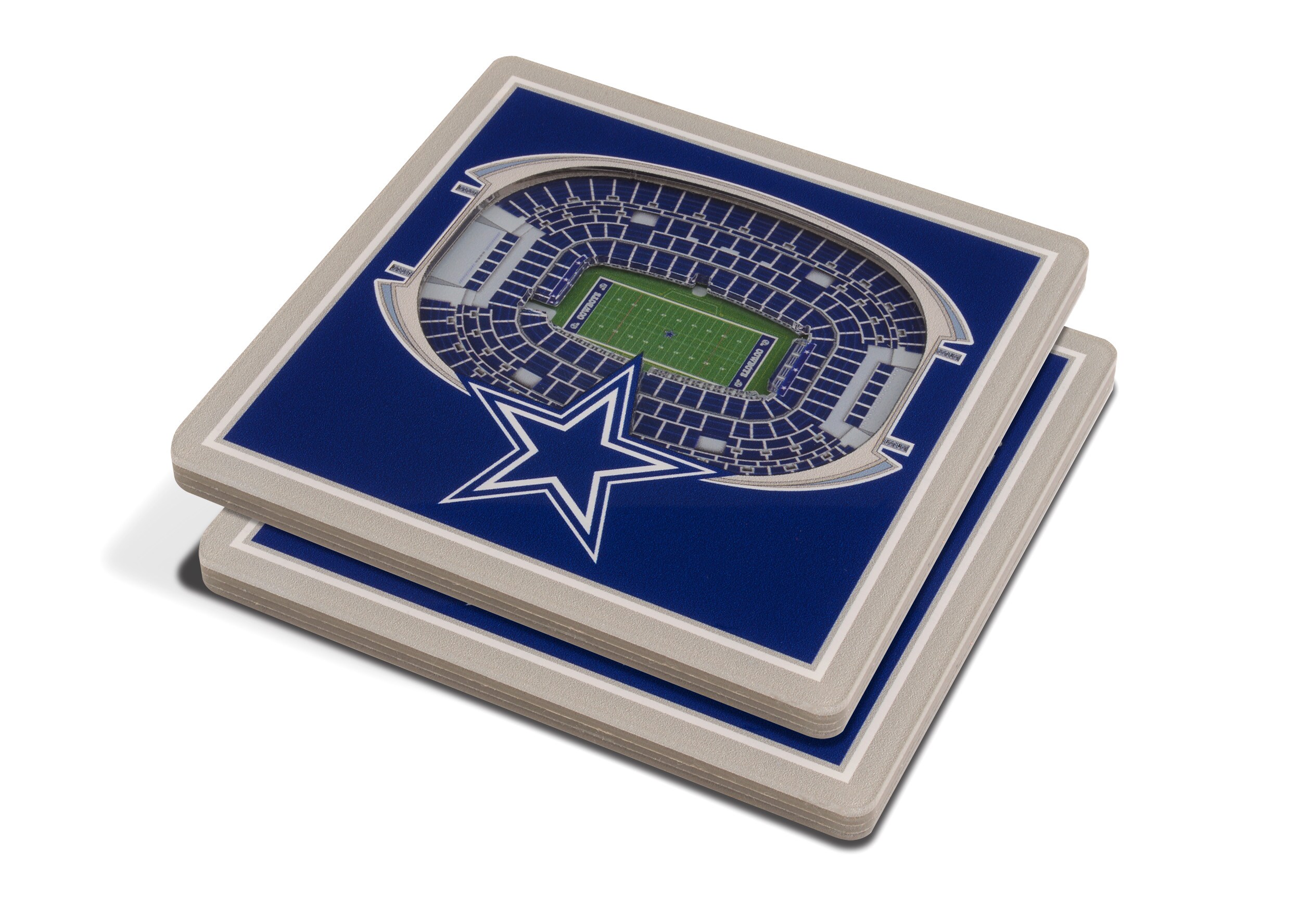 Fan Creations Dallas Cowboys Wood Sign 12 Inch Round State Design