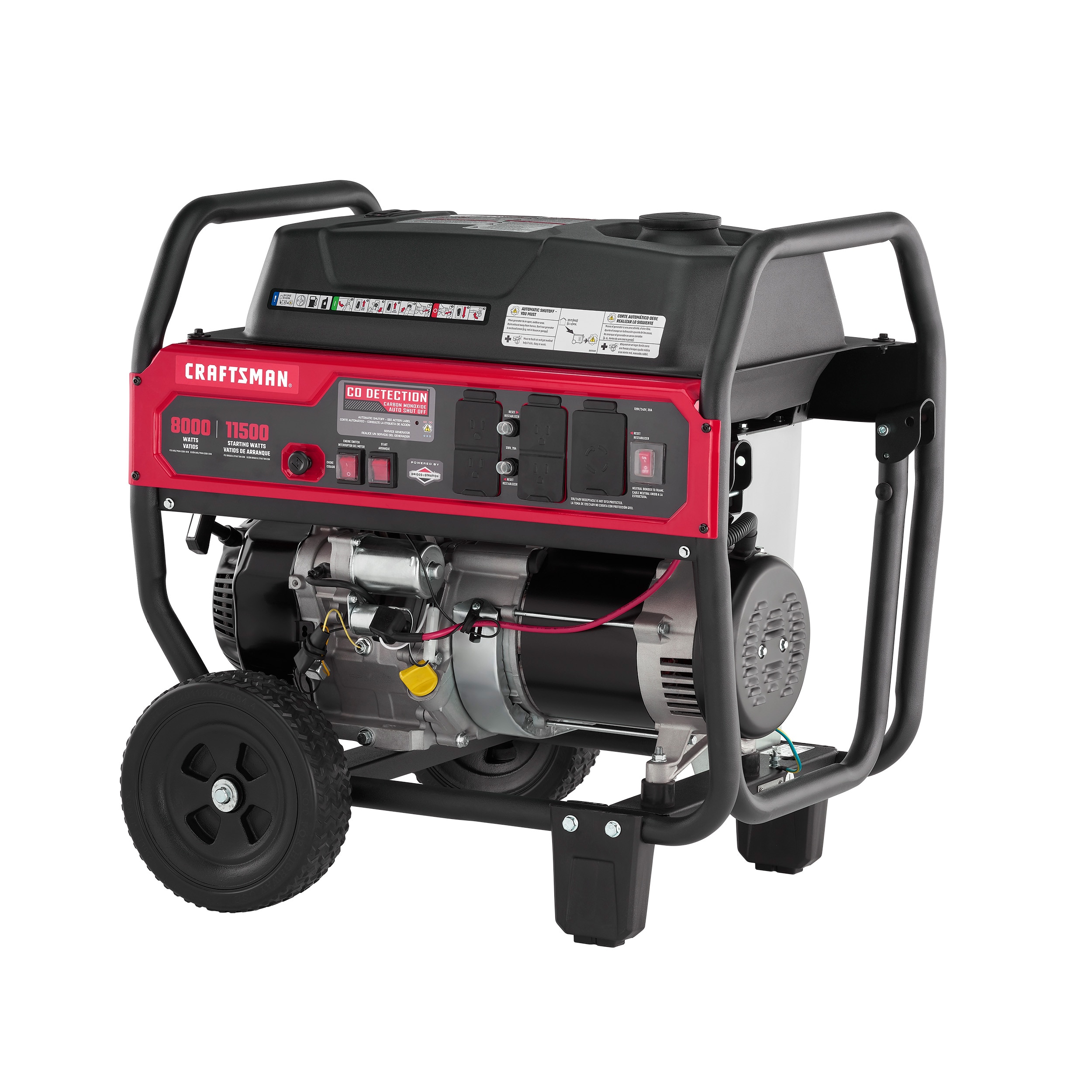 CRAFTSMAN 11500 / 8000-Watt Portable Generator CMXGGAS030791 at Lowes.com