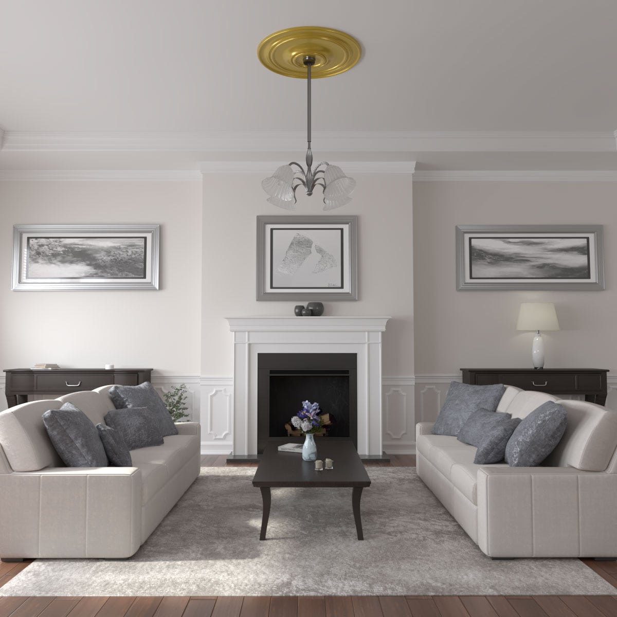 Ekena Millwork CM40CLRGS Ceiling-Medallions - View #4
