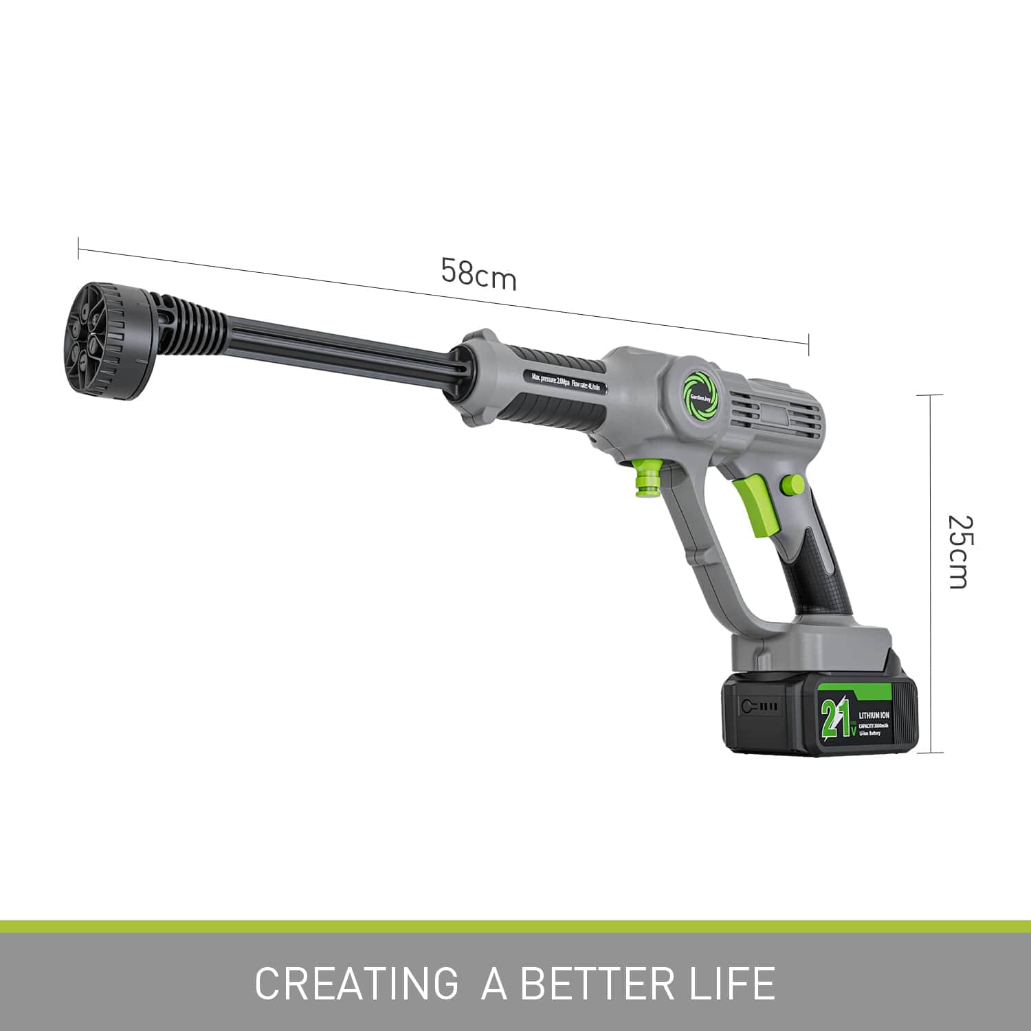 GardenJoy FH-WG210YL Gas-Pressurewashers - View #2