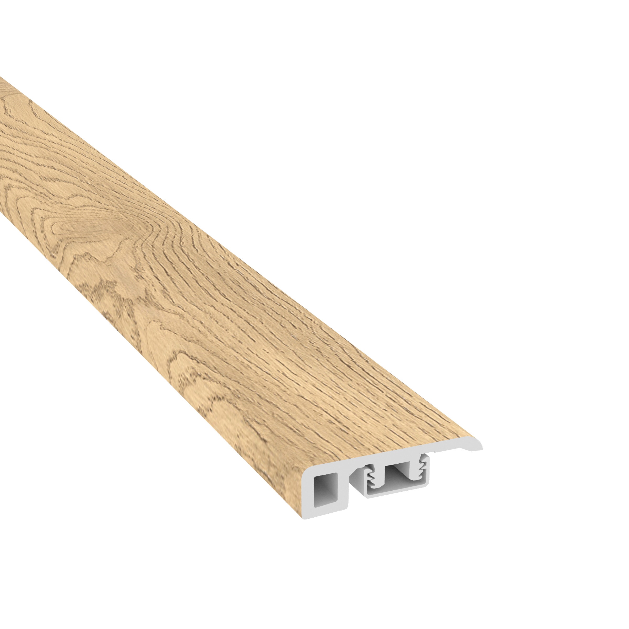 CALI 7903501120 Paradise Fawn 2-in T x 4-1/2-in W x 72.83-in L Vinyl Stair Nosing Floor Moulding Trim