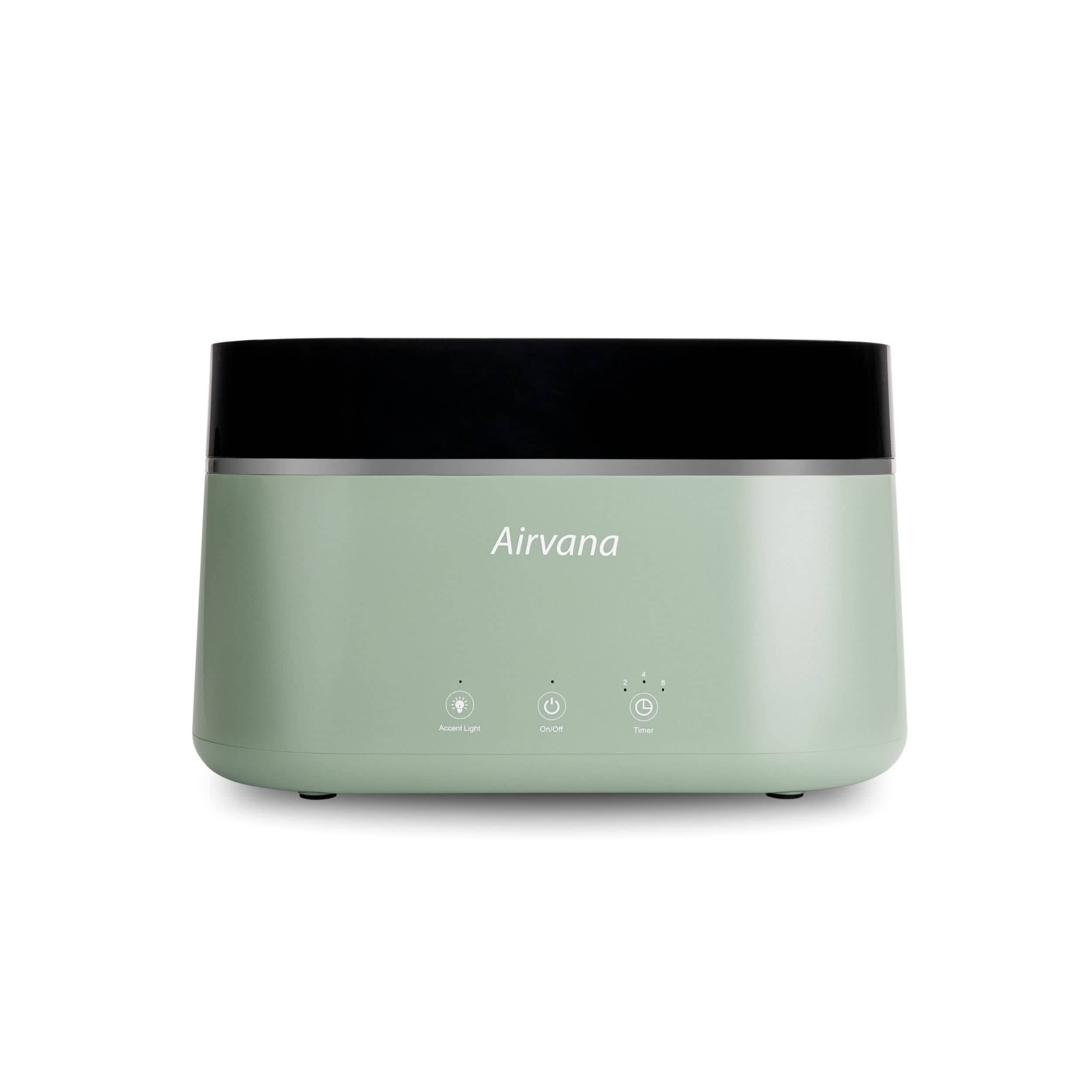 Airvana AquaFlame Ultrasonica Humidifier .19 Gal Capacity and Coverage up to 72 Sq. Ft. - Sage #AV300HUM-SGE