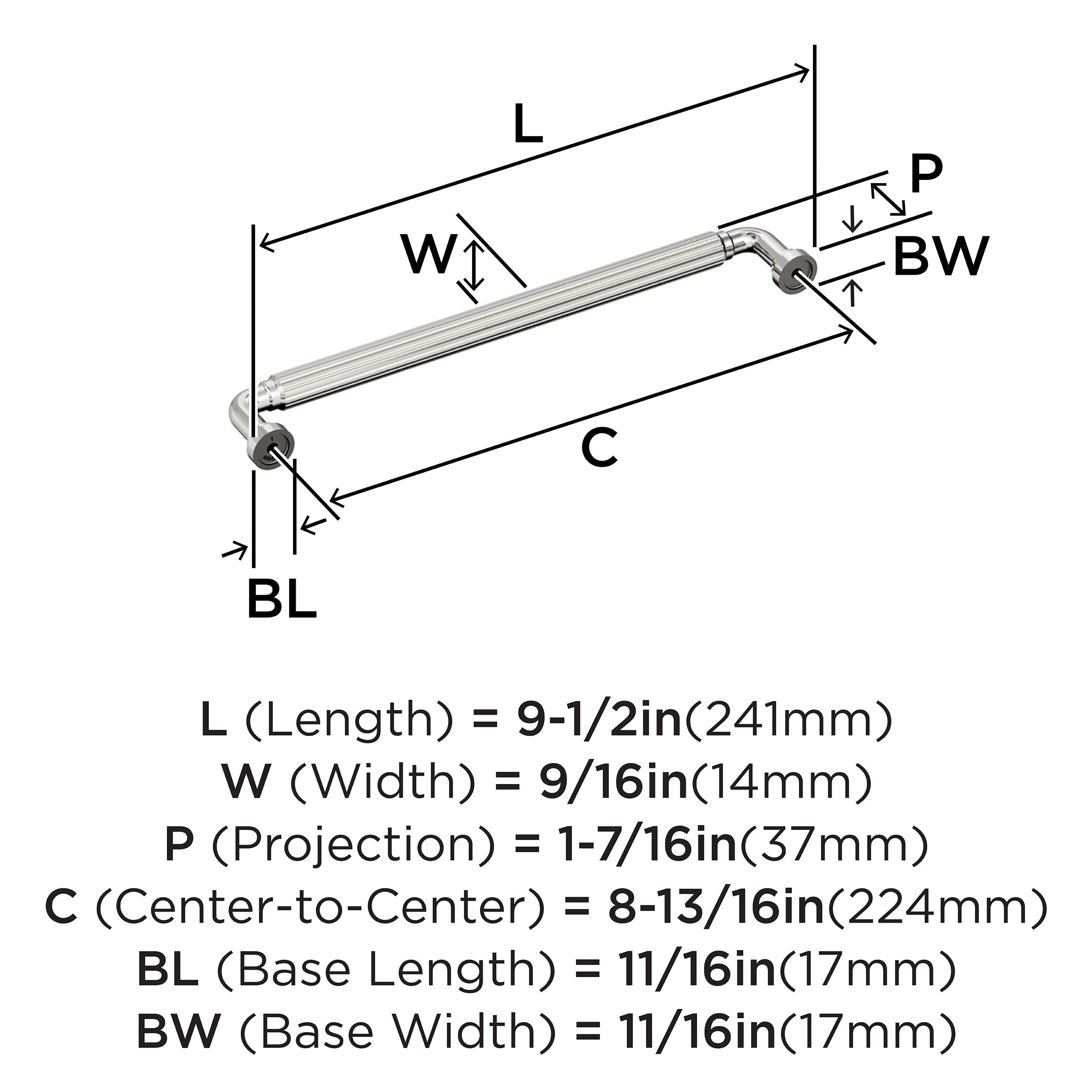 Amerock BP37706PN Cabinet-Pulls - View #4
