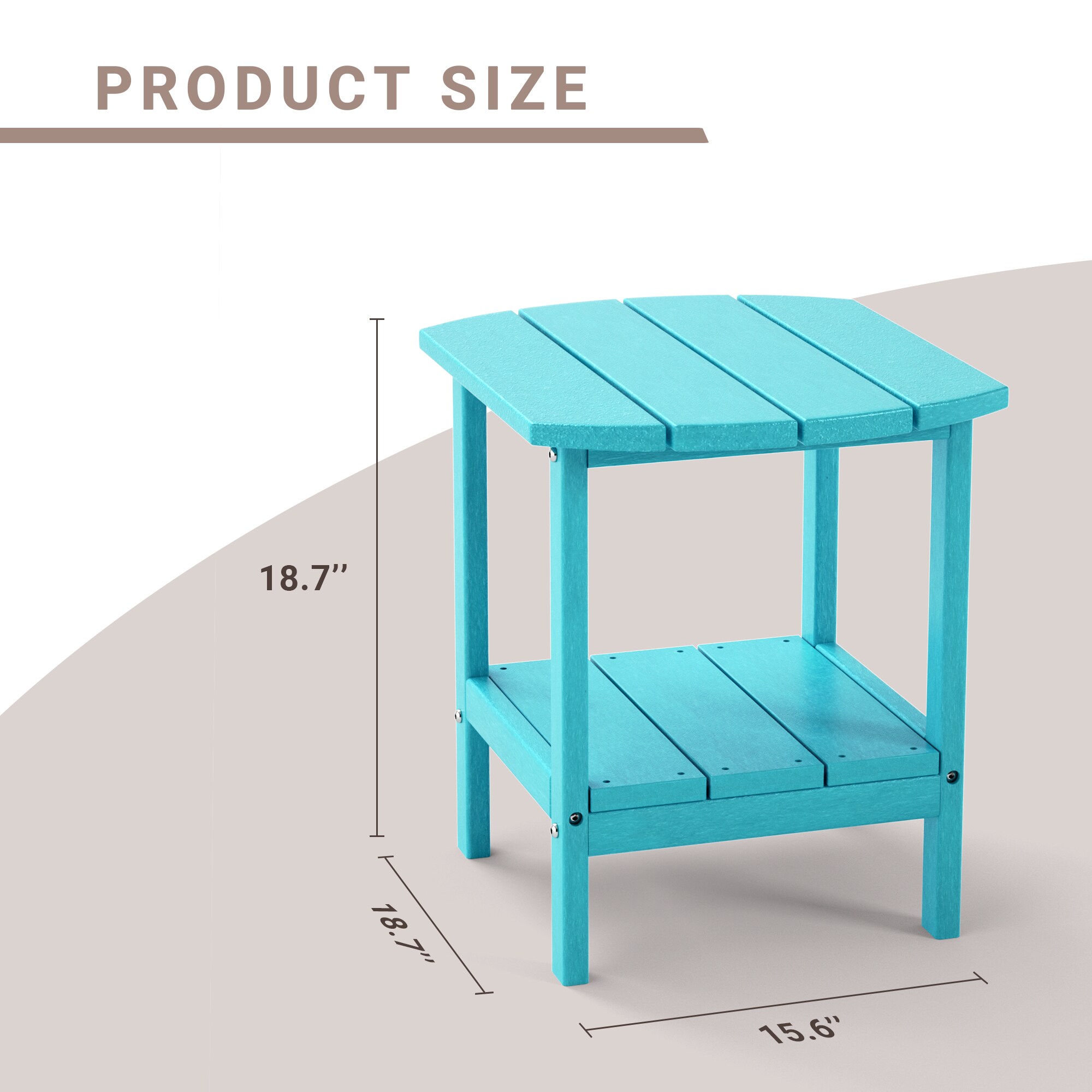 Poly furniture ST-HE02-TU Patio-Tables - View #6