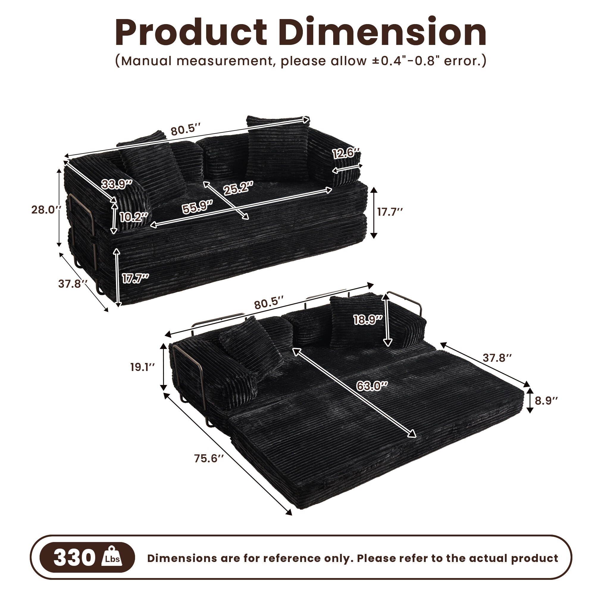 Pouuin SNNA400 Sofas-Loveseats - View #2