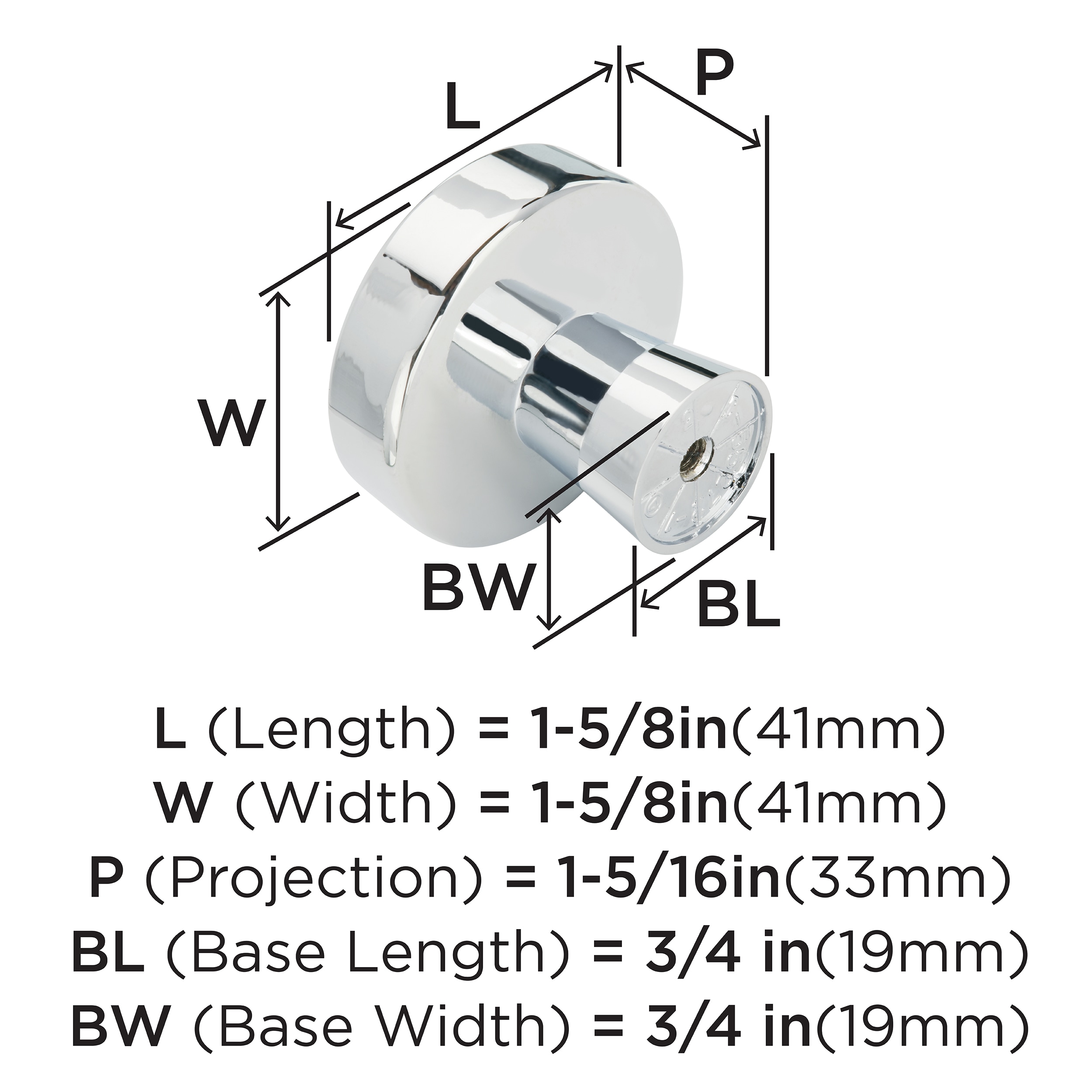 Amerock BP5527226 Cabinet-Knobs - View #4