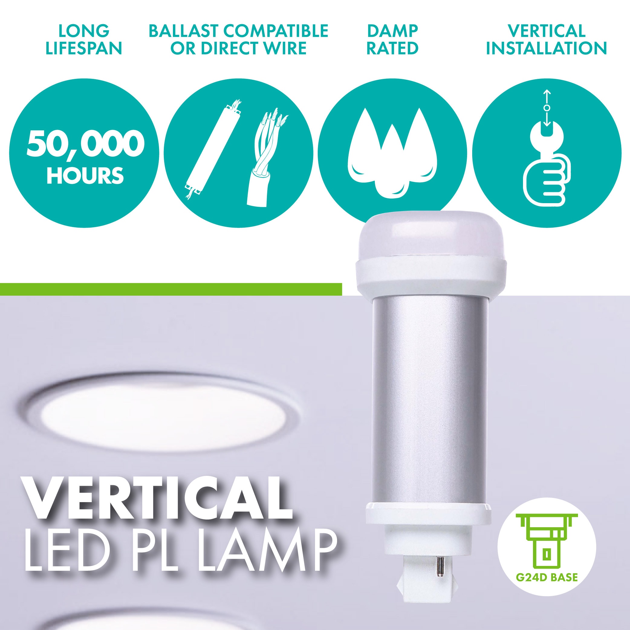 Simply Conserve L12PL50G24DV Led-Lights - View #3