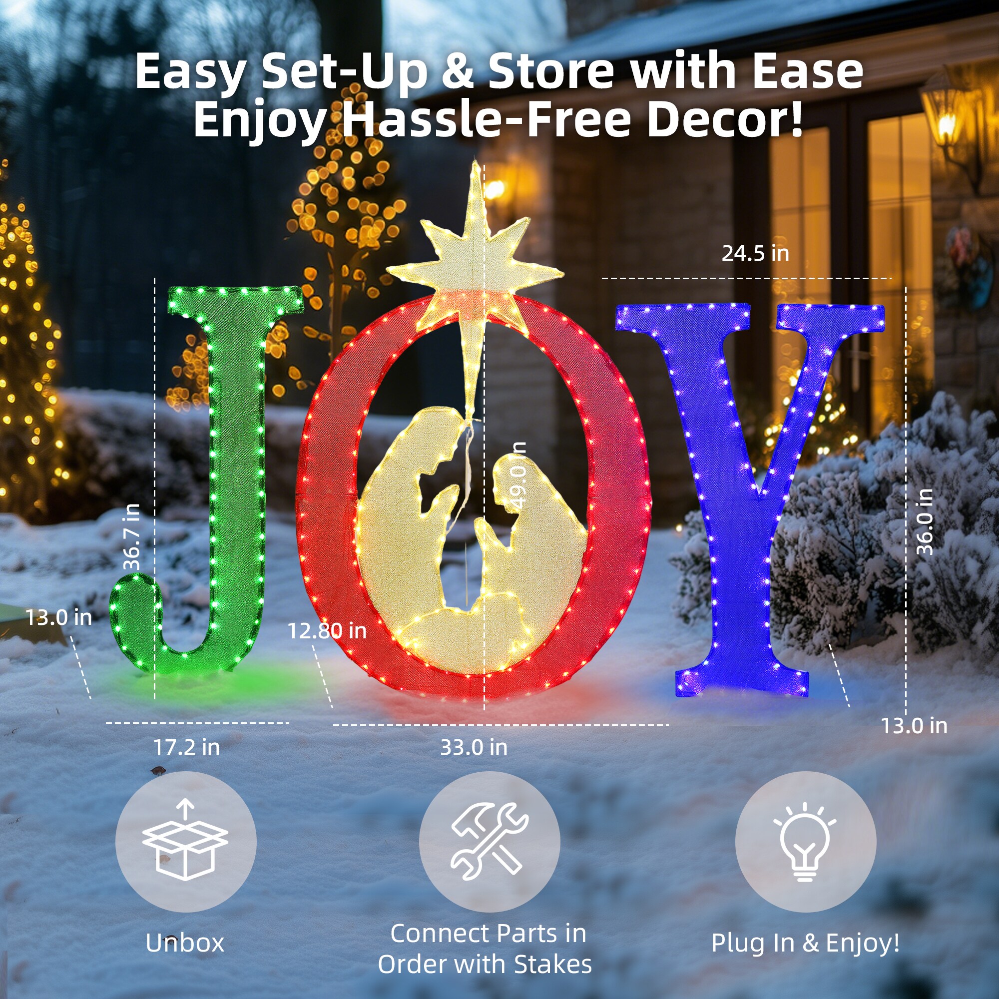 Starfree HOXSOD0201MTC Outdoor-Christmas-Decor - View #9