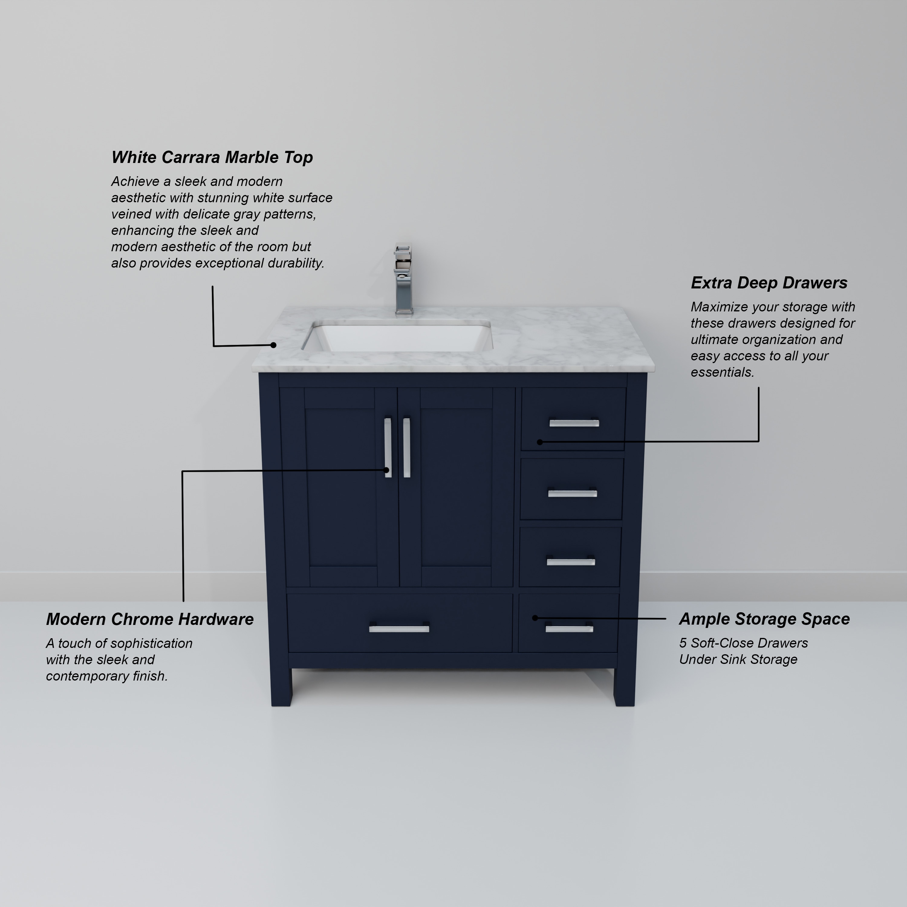 Lexora LVJ36SE101L Bath-Vanity-Combo - View #9