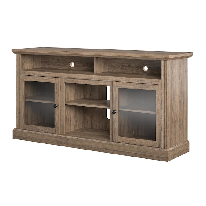 Ameriwood Home Chicago Rustic Oak, Ameriwood Tv Stand With Sliding Glass Doors