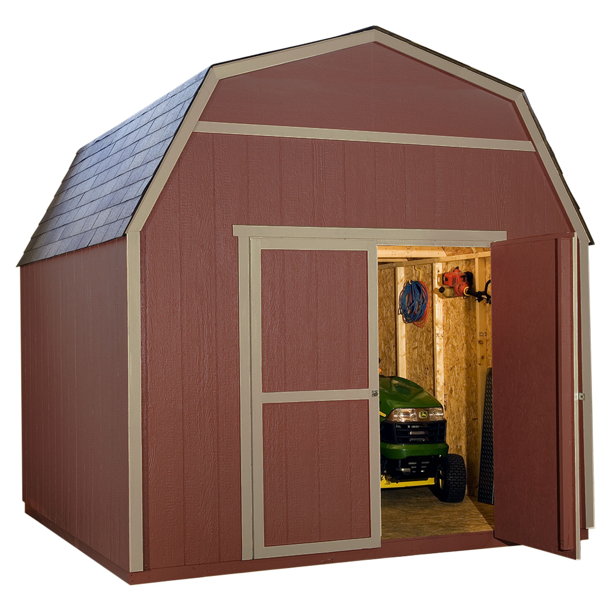 Wood storage deals shed kits lowes