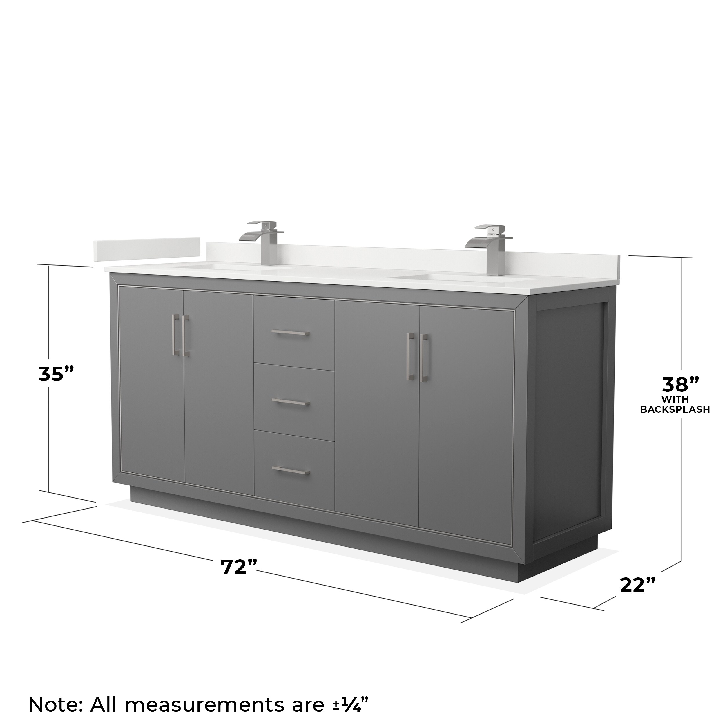 Wyndham Collection WCF111172DKGWQUNSMXX Bath-Vanity-Combo - View #6