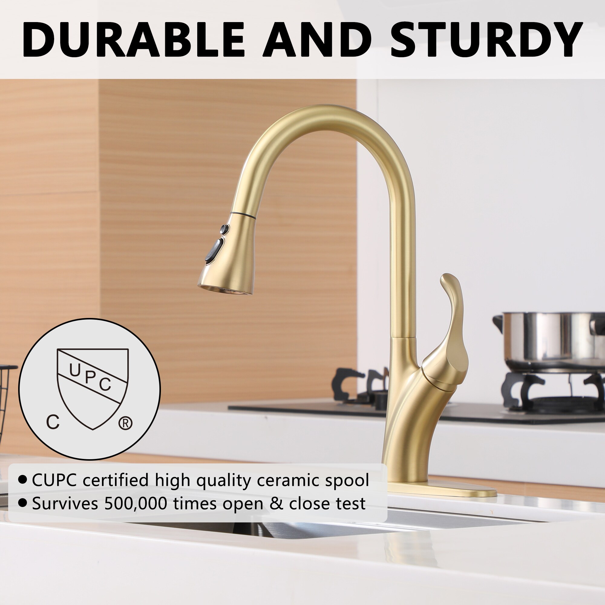 Mondawe MD-D96-BN Kitchen-Faucets - View #8