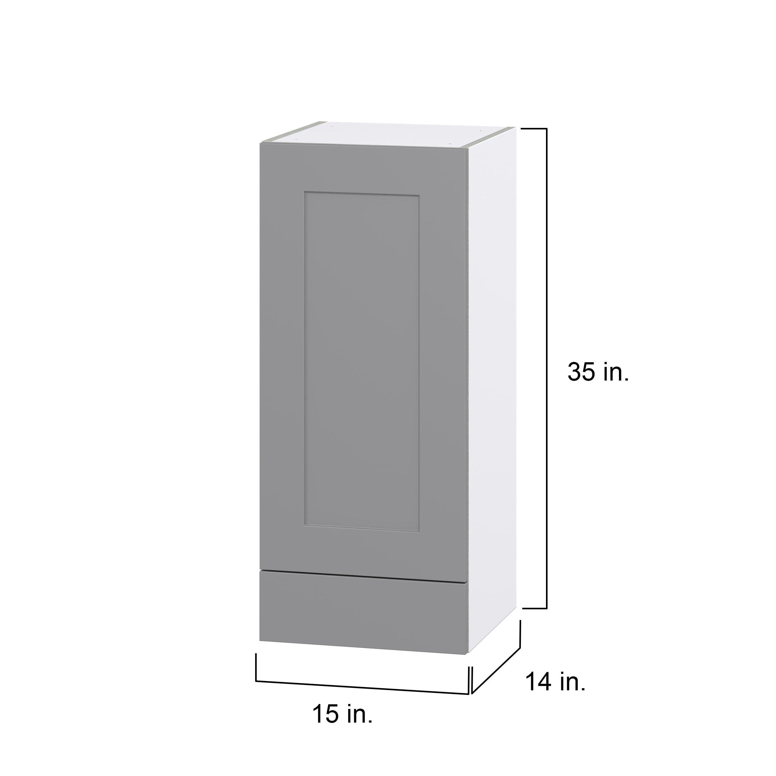 Hugo&Borg DSW1535A(L/R)-BM Cabinets-Kitchen - View #4