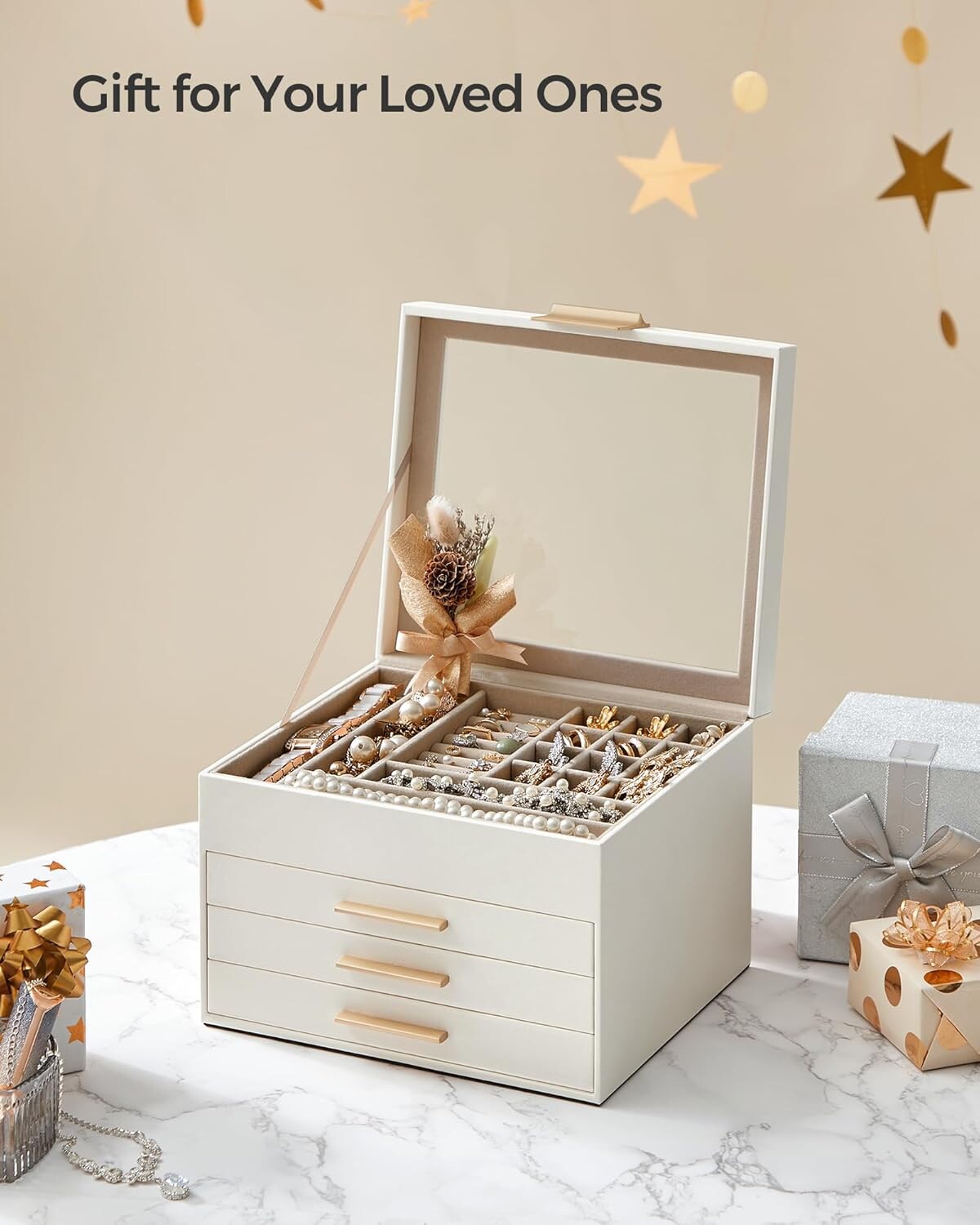 SONGMICS HOME JBC173W01 Jewelry-Organization - View #2
