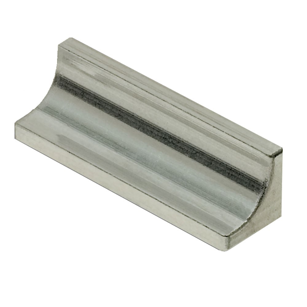 Schluter Systems V/AHK Dilex-AHK 0.625-in W x 2-in L Satin anodized aluminum Aluminum Cove base Tile Edge Trim