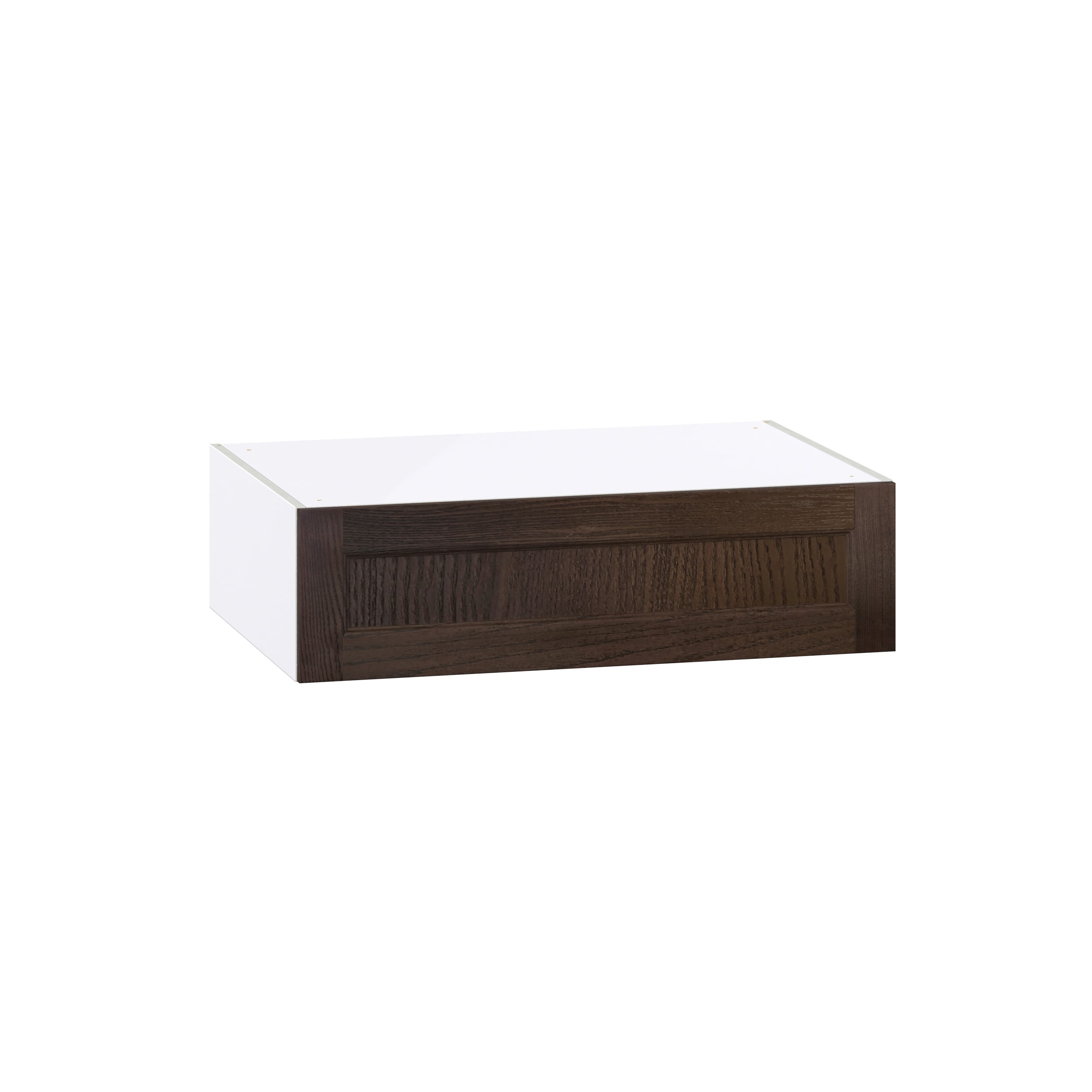 Hugo&Borg Montclaire 36-in W x 10-in H x 24-in D Wood Wall Fully Assembled Cabinet (Recessed Panel Shaker Door Style)