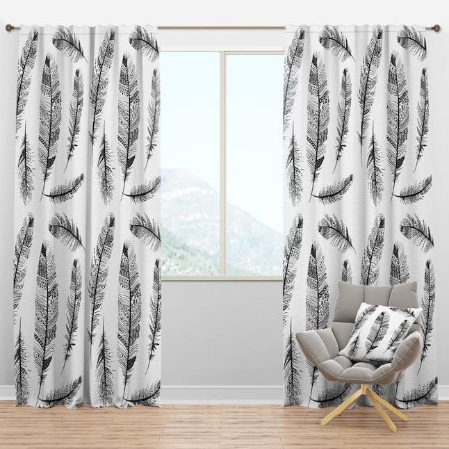 Single Curtain Panel In The Curtains, 95 In Curtains White
