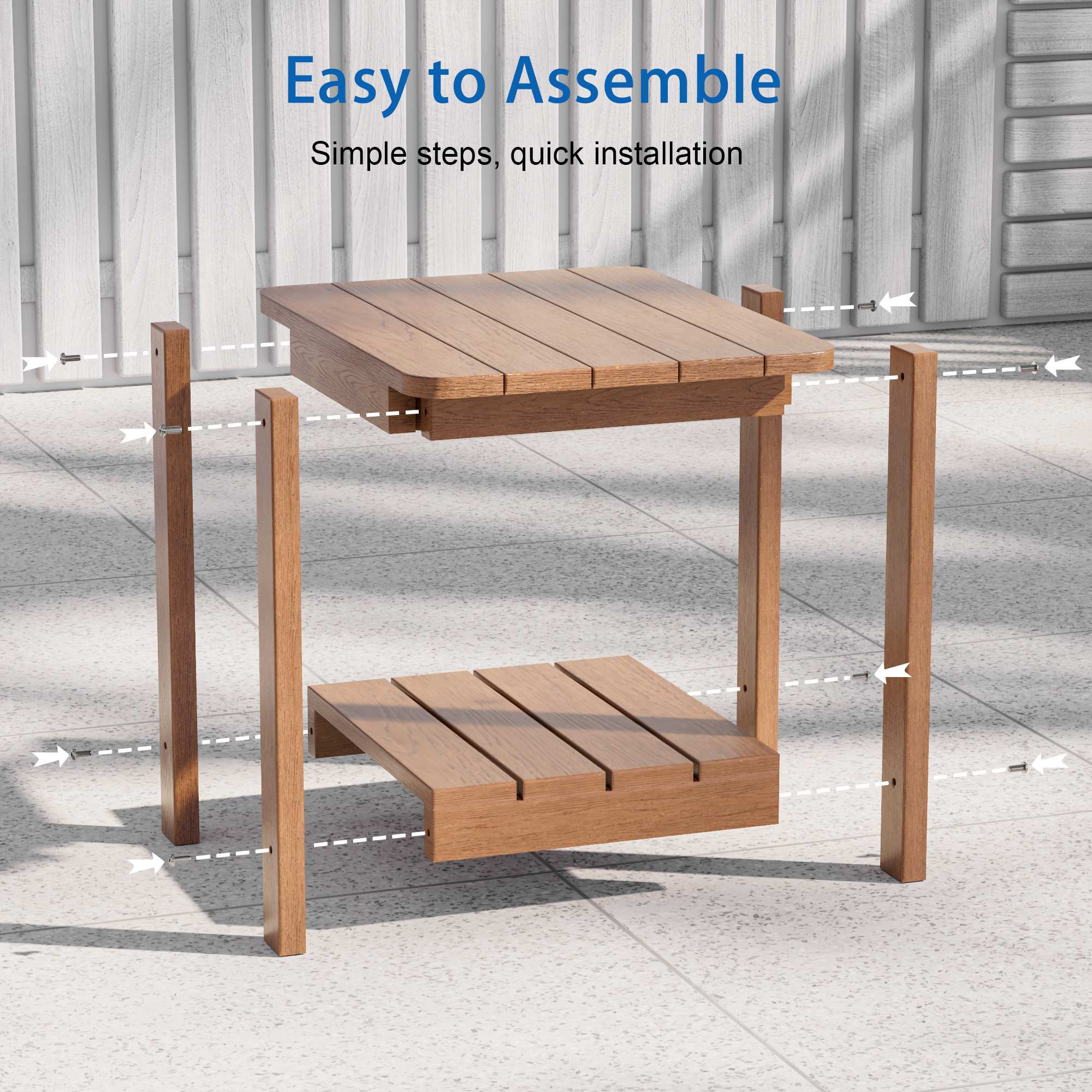 Aok Garden LWP-ET-18-TK Patio-Tables - View #5