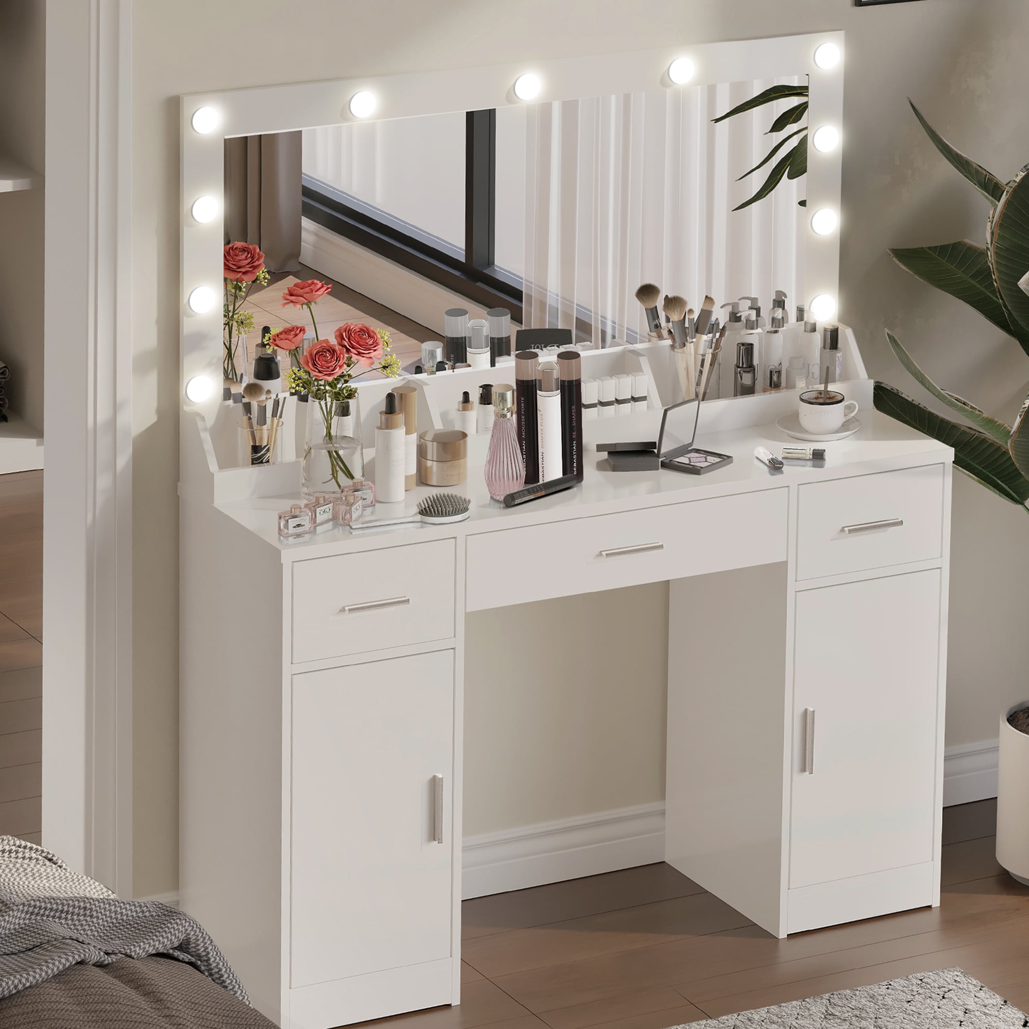SINOFURN SYD250019WT Bedroom-Vanities - View #5