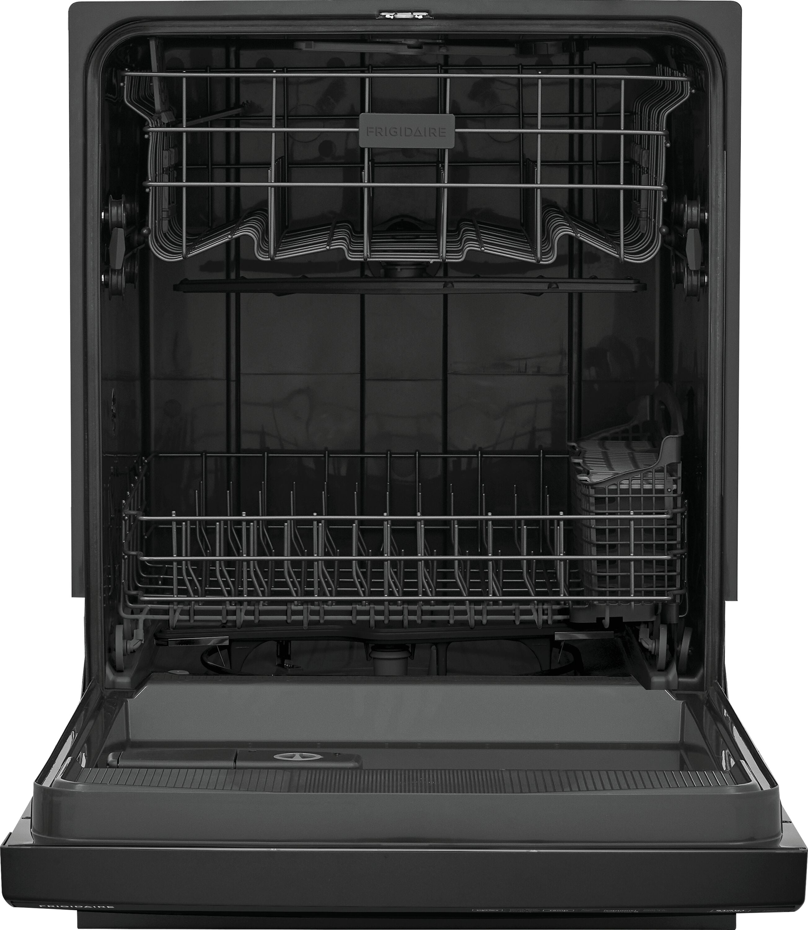 Frigidaire 24 Front Control Built-In Dishwasher, 60dba Black
