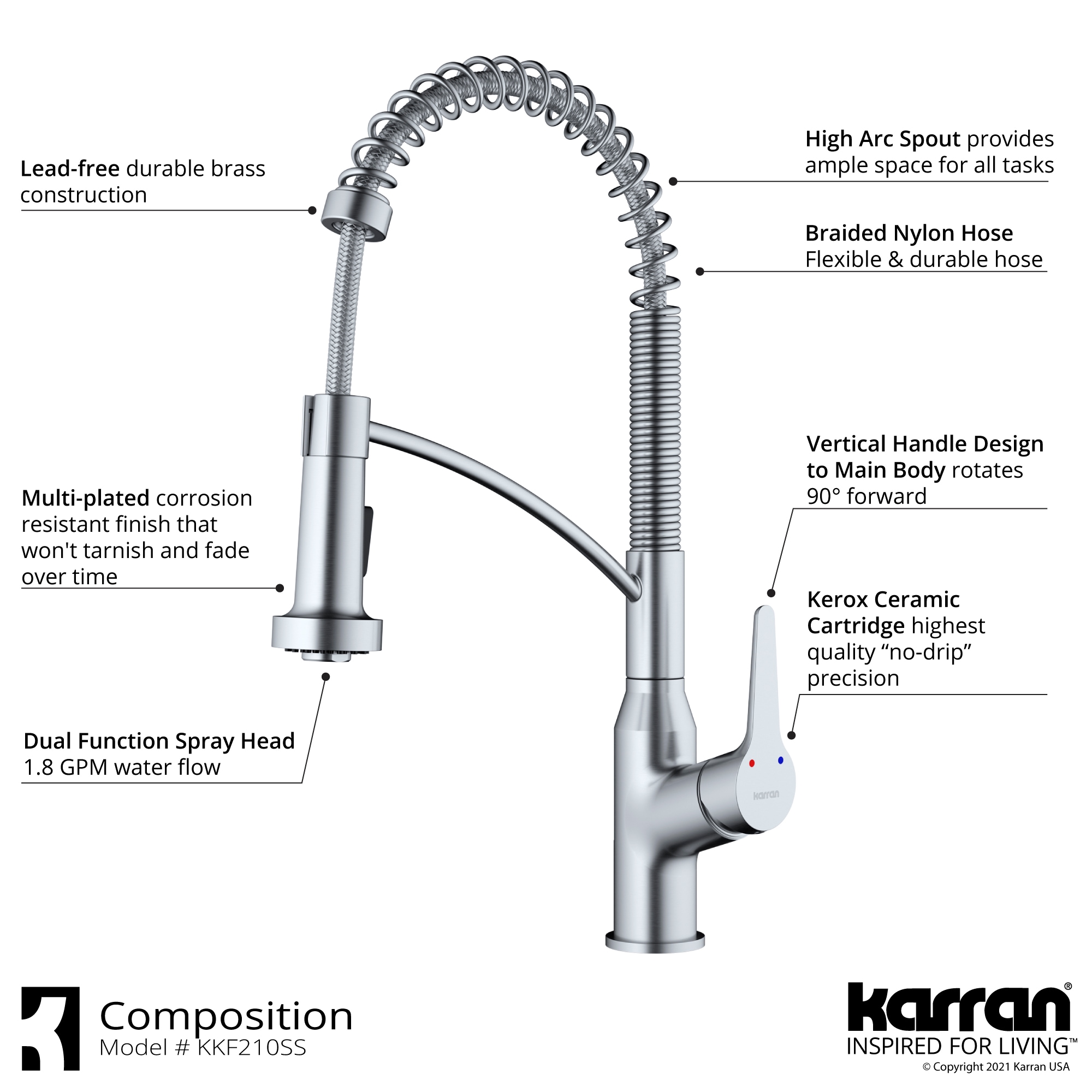 Karran KKF210SD35SS Kitchen-Faucets - View #4
