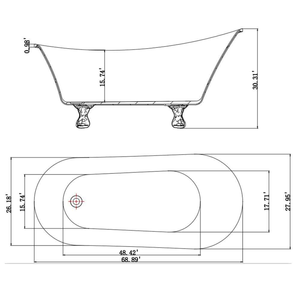 ToiletTree Clear Acrylic Bathtub … curated on LTK