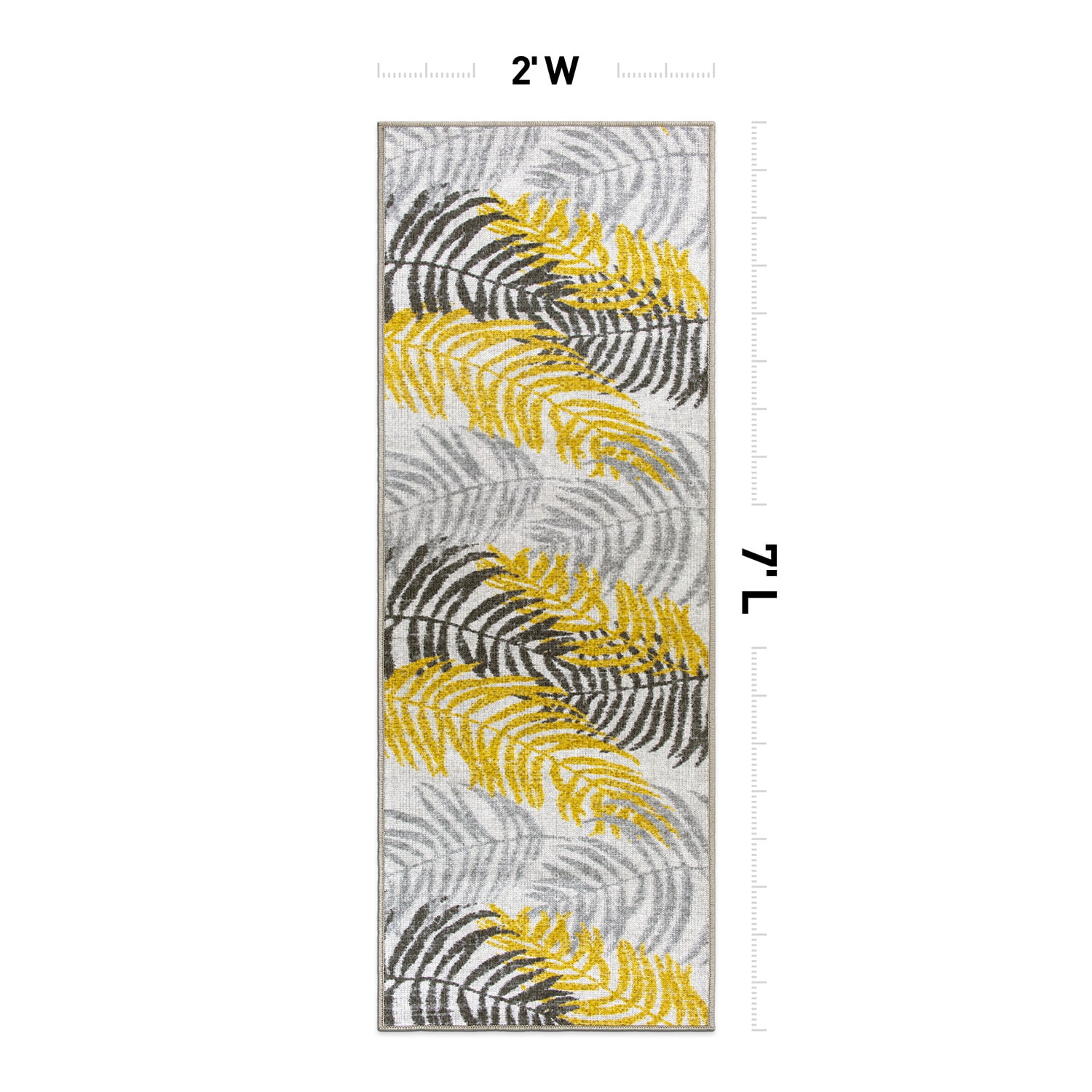 World Rug Gallery 9010YELLOW2X7 rugs - View #4