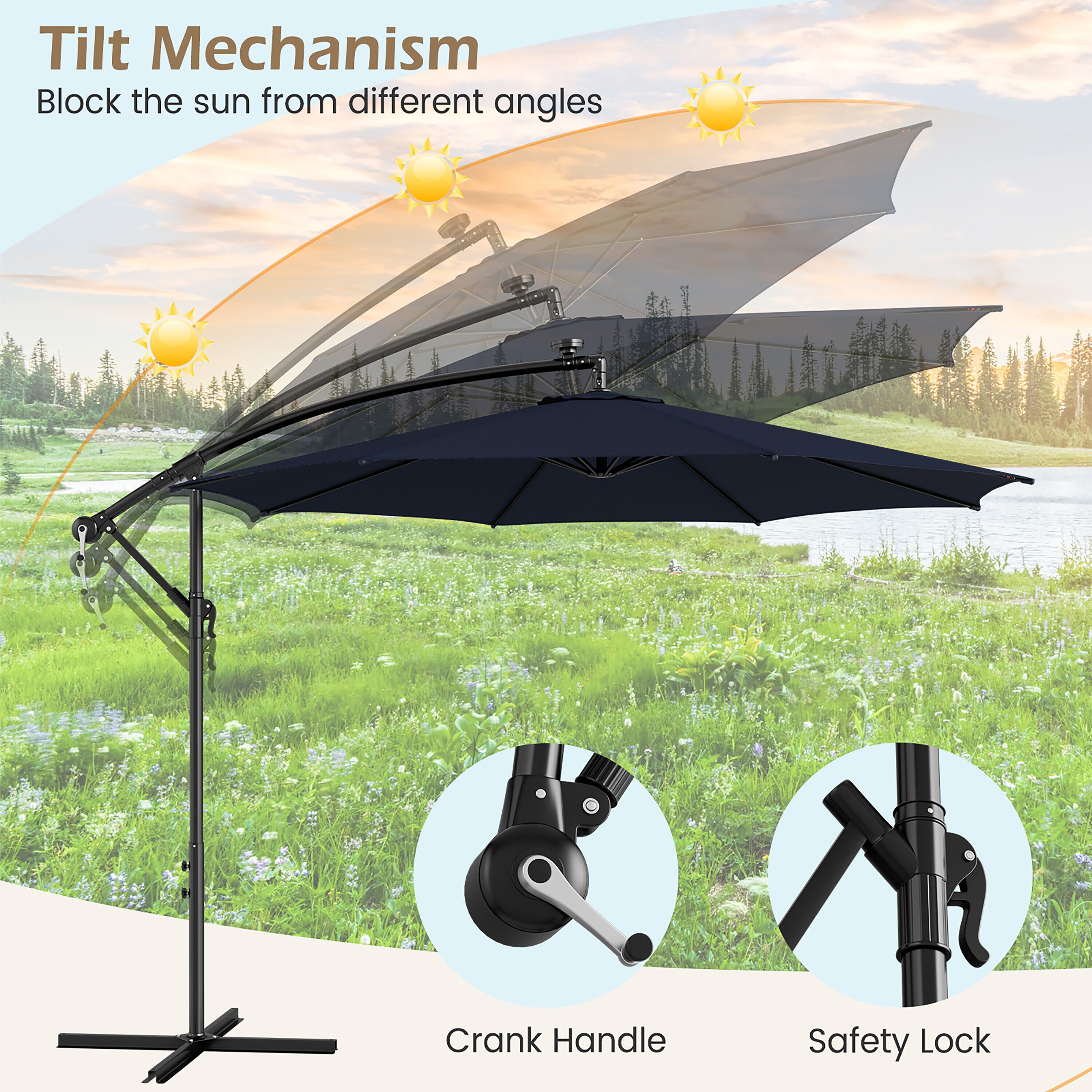 Costway NP10822NY Umbrellas-2 - View #2