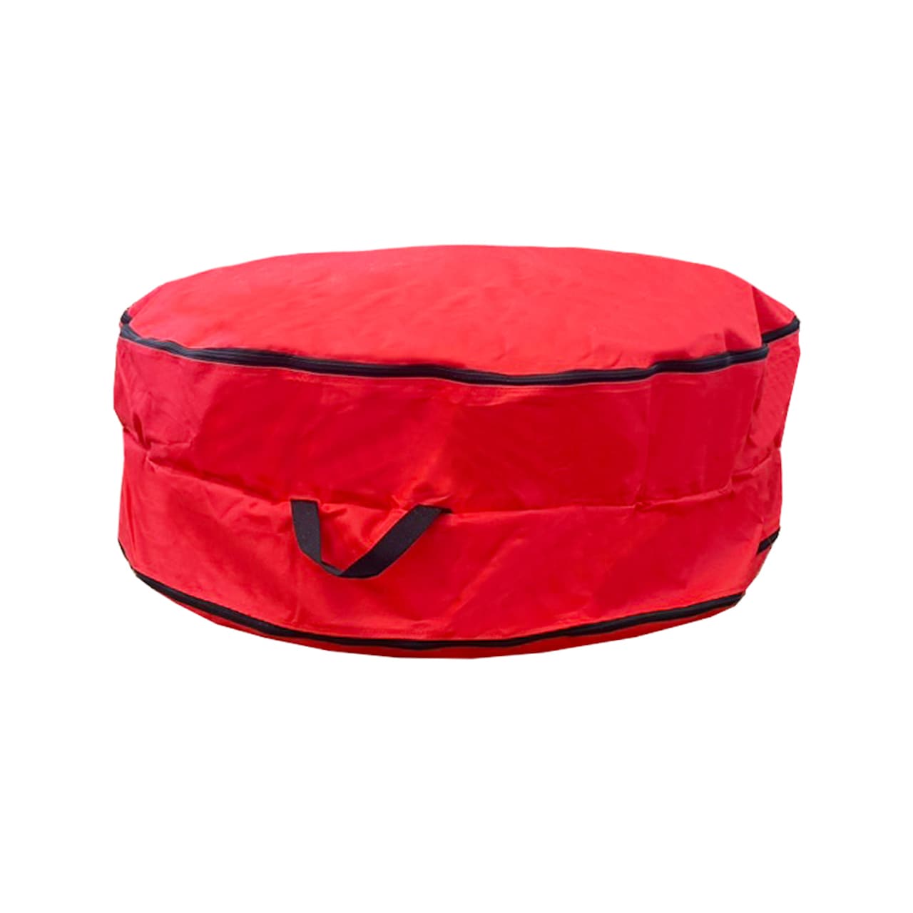 Deluxe Christmas Wreath Storage Bag Rebrilliant Color: Red, Size: 10 H x 48 W x 48 D