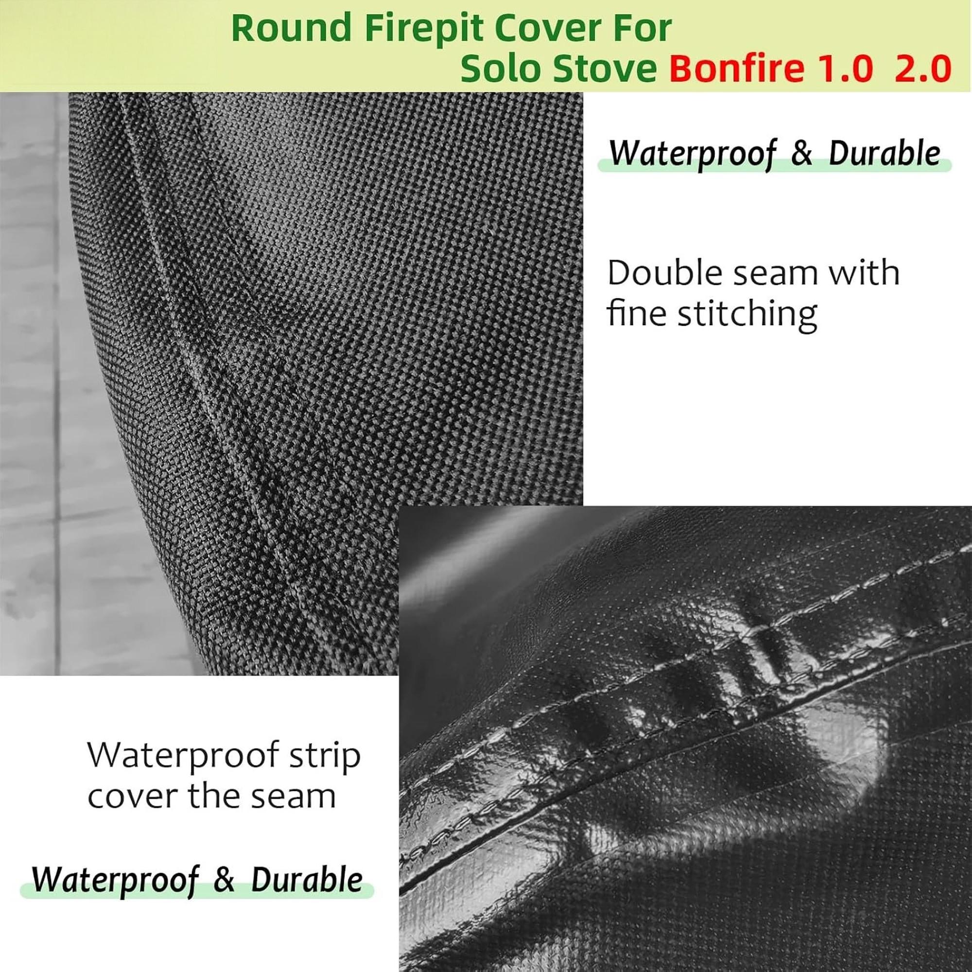 Numhew NHDREW25527 Fire-Pit-Covers - View #3