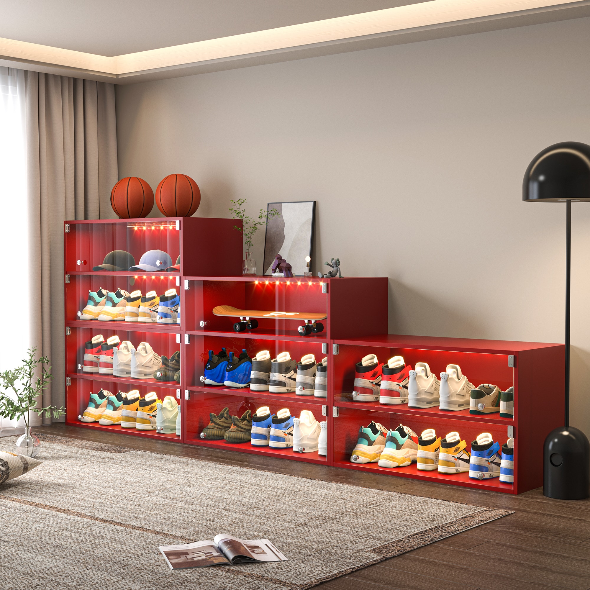 SINOFURN SYC080009RD Shoe-Racks - View #7
