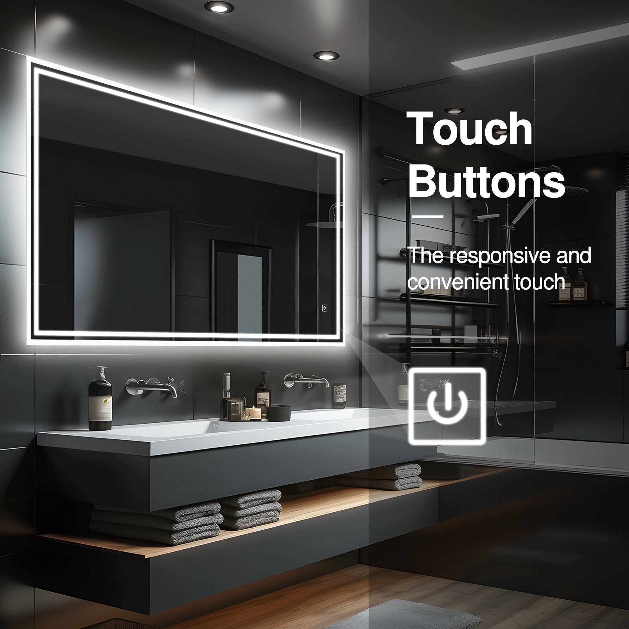 Dovelina LS-23120411 Framed-Bath-Mirrors - View #8