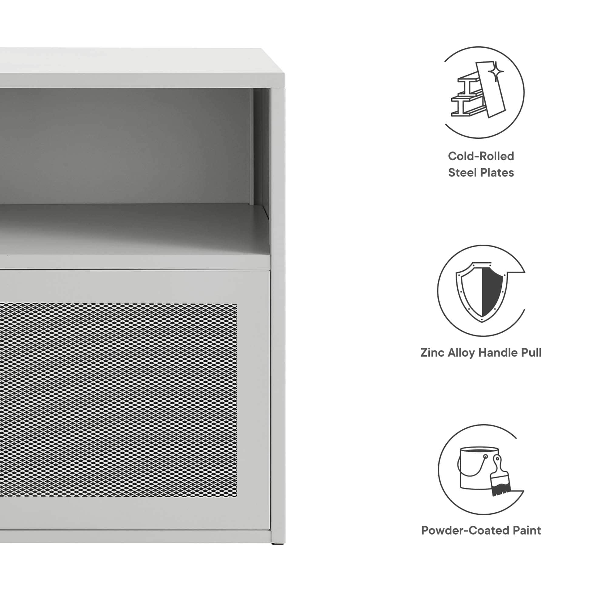 Modway EEI-6217-LGR nightstands - View #2