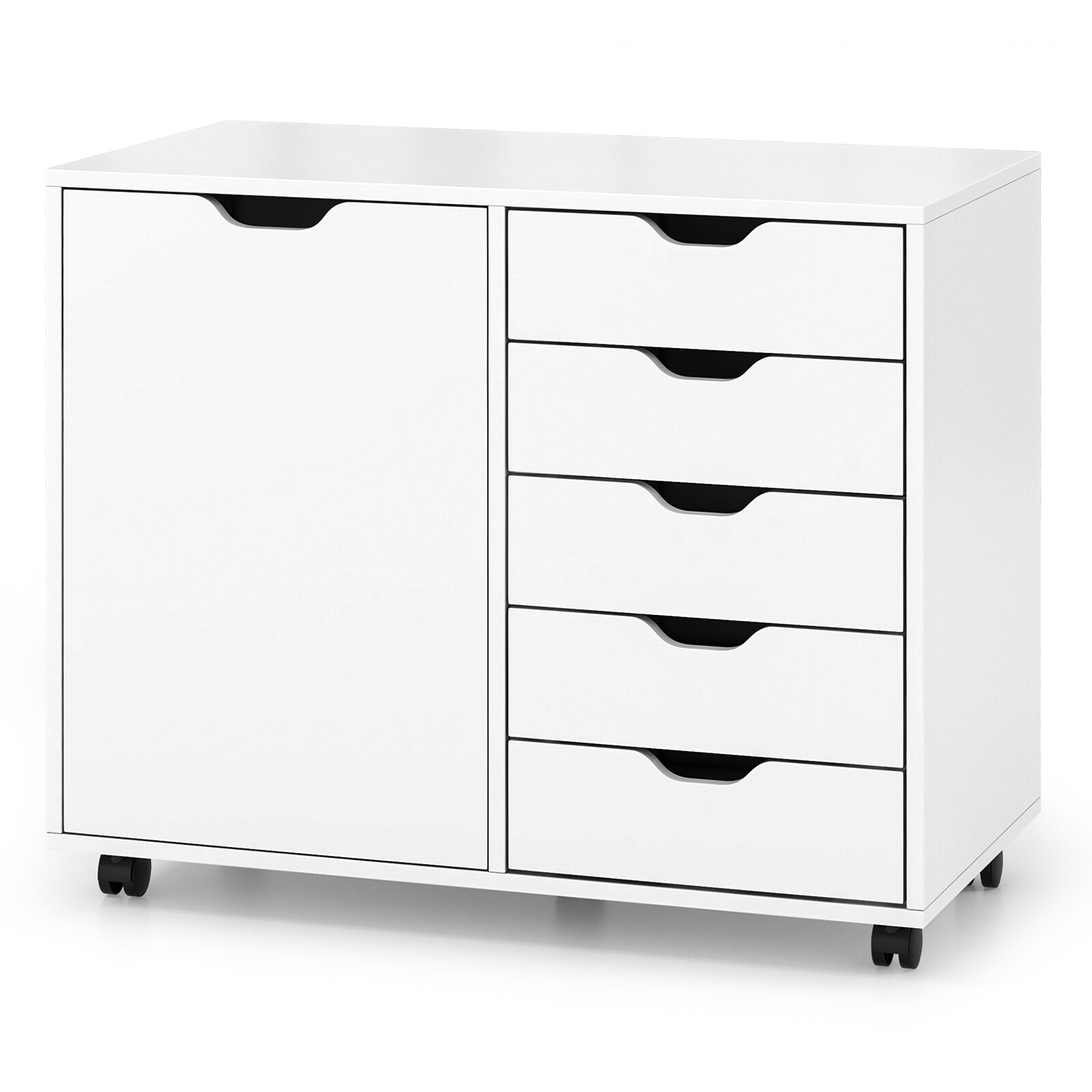 Slickblue D-CO-HW77956WH Filing-Cabinets - View #3