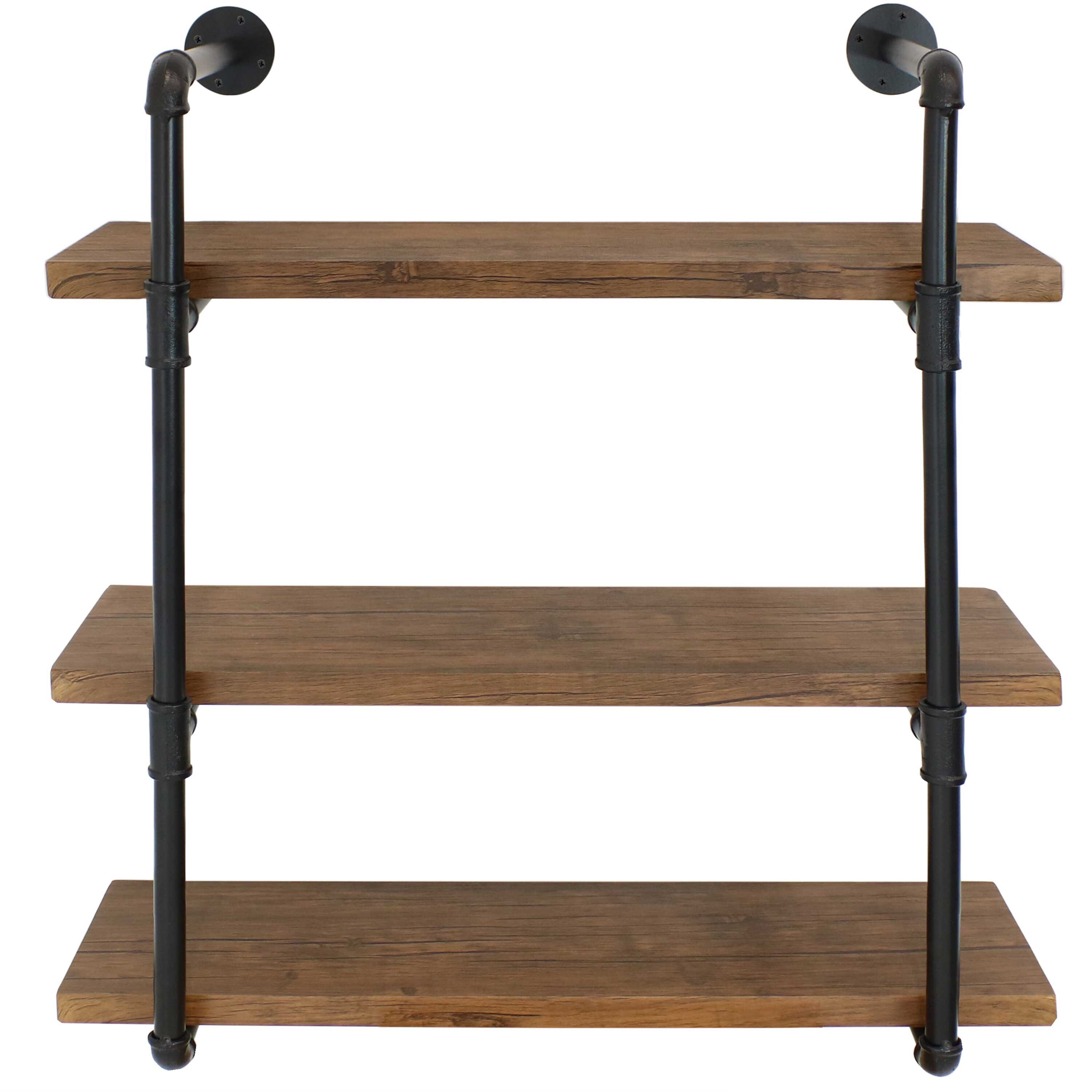 Teak Wood Floating Shelf | 24 Floating Shelf | Teakworks4u 24 L x 4.75 D x 1.25 H