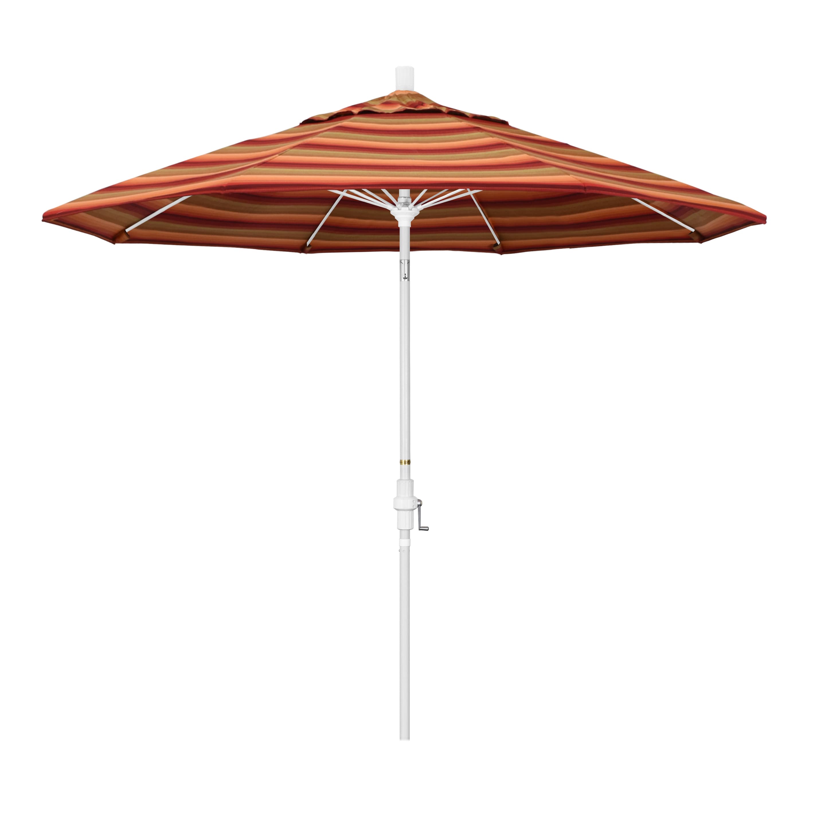 California Umbrella 194061328279 9-Feet Aluminum Orange Market Patio Umbrella